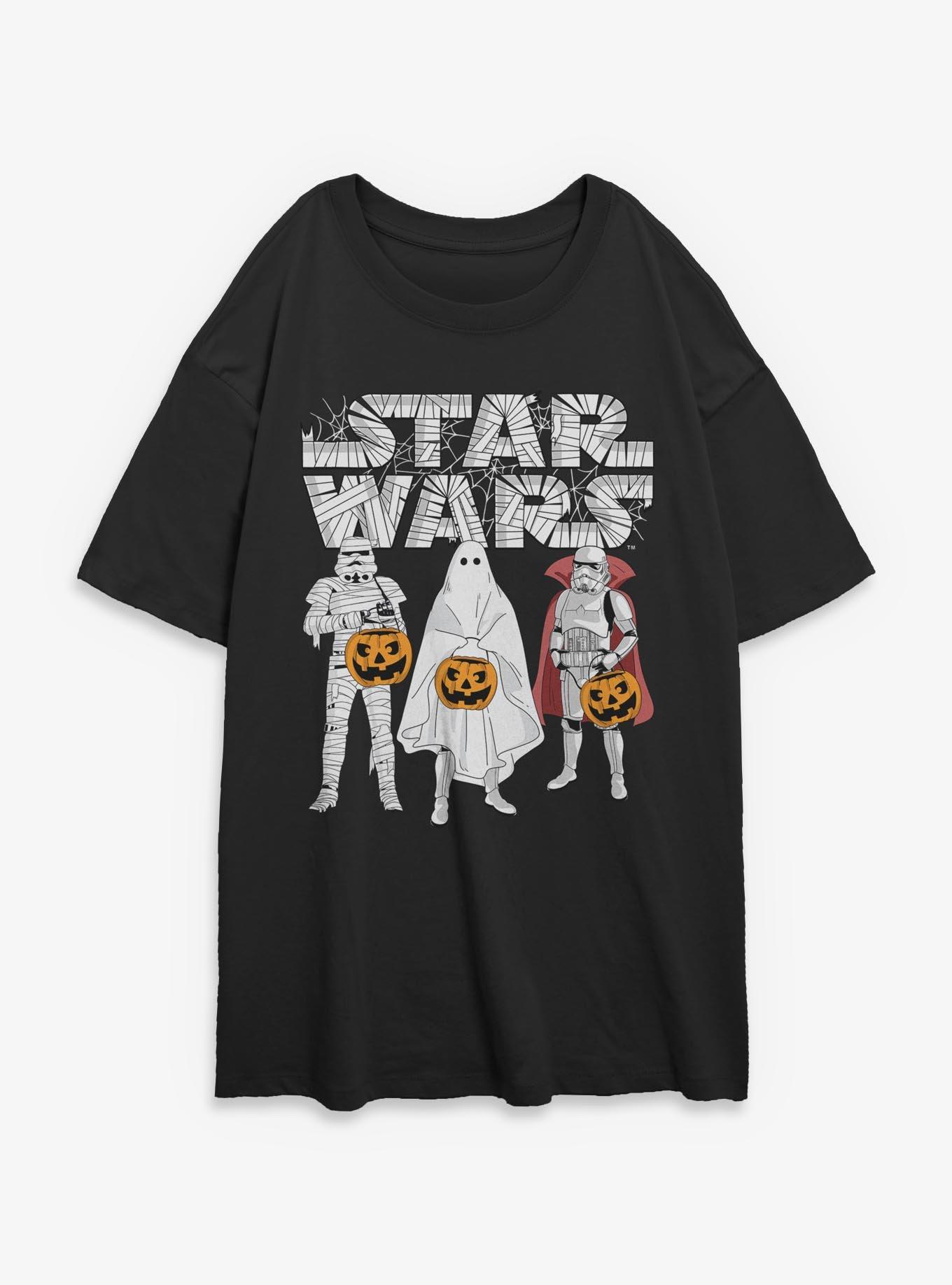 Star Wars Stormtrooper Halloween Dress Up Girls Oversized T-Shirt