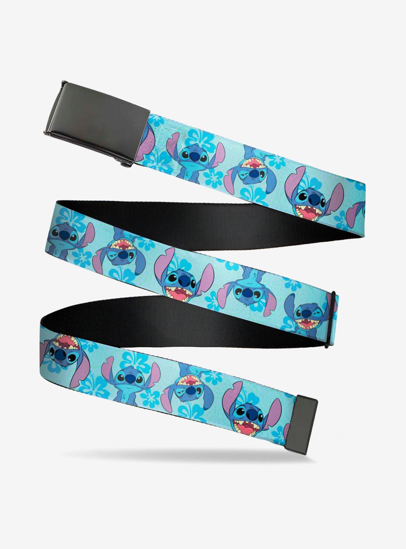 Disney Lilo & Stitch Expressions Flip Blues Youth Clamp Buckle Belt