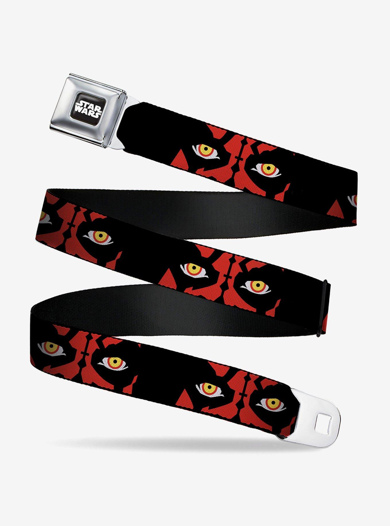 Star Wars Revenge of the Sith Darth Maul Eyes Seatbelt Buckle Belt