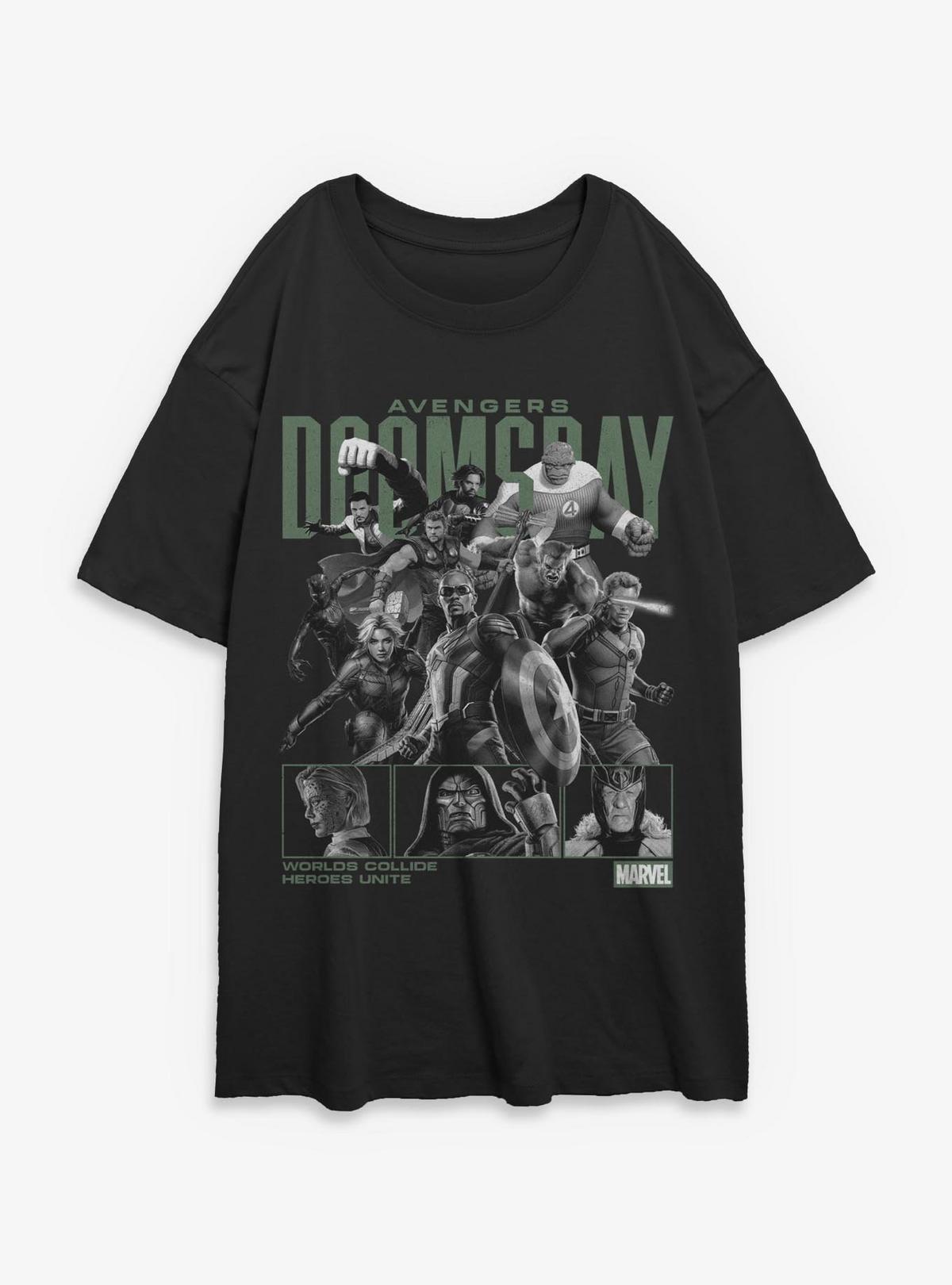 Avengers: Doomsday Doomsday Heroes Battle Girls Oversized T-Shirt Hot Topic Exclusive