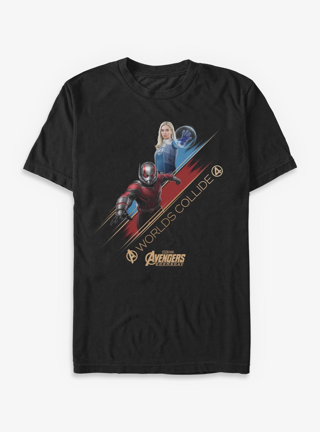 Avengers: Doomsday Worlds Collide Ant-Man Sue Storm Invisible Woman T-Shirt