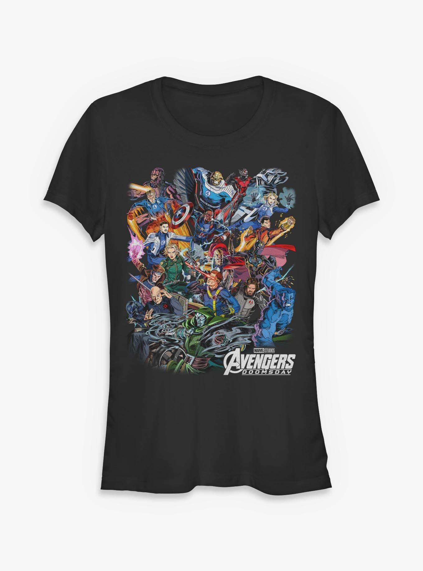 Avengers: Doomsday Ultimate Battle Girls T-Shirt Hot Topic Exclusive