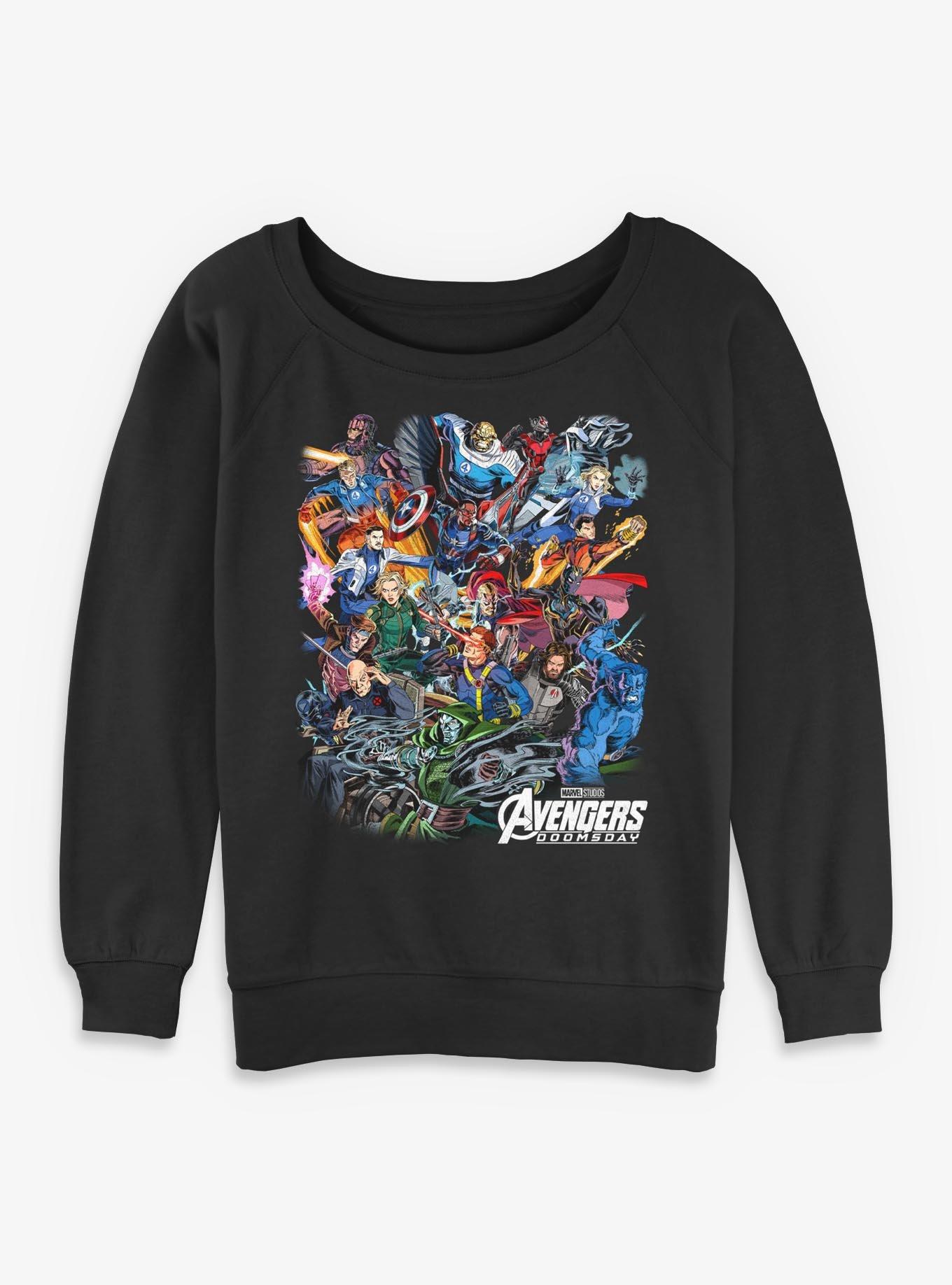 Avengers: Doomsday Ultimate Battle Girls Slouchy Sweatshirt Hot Topic Exclusive
