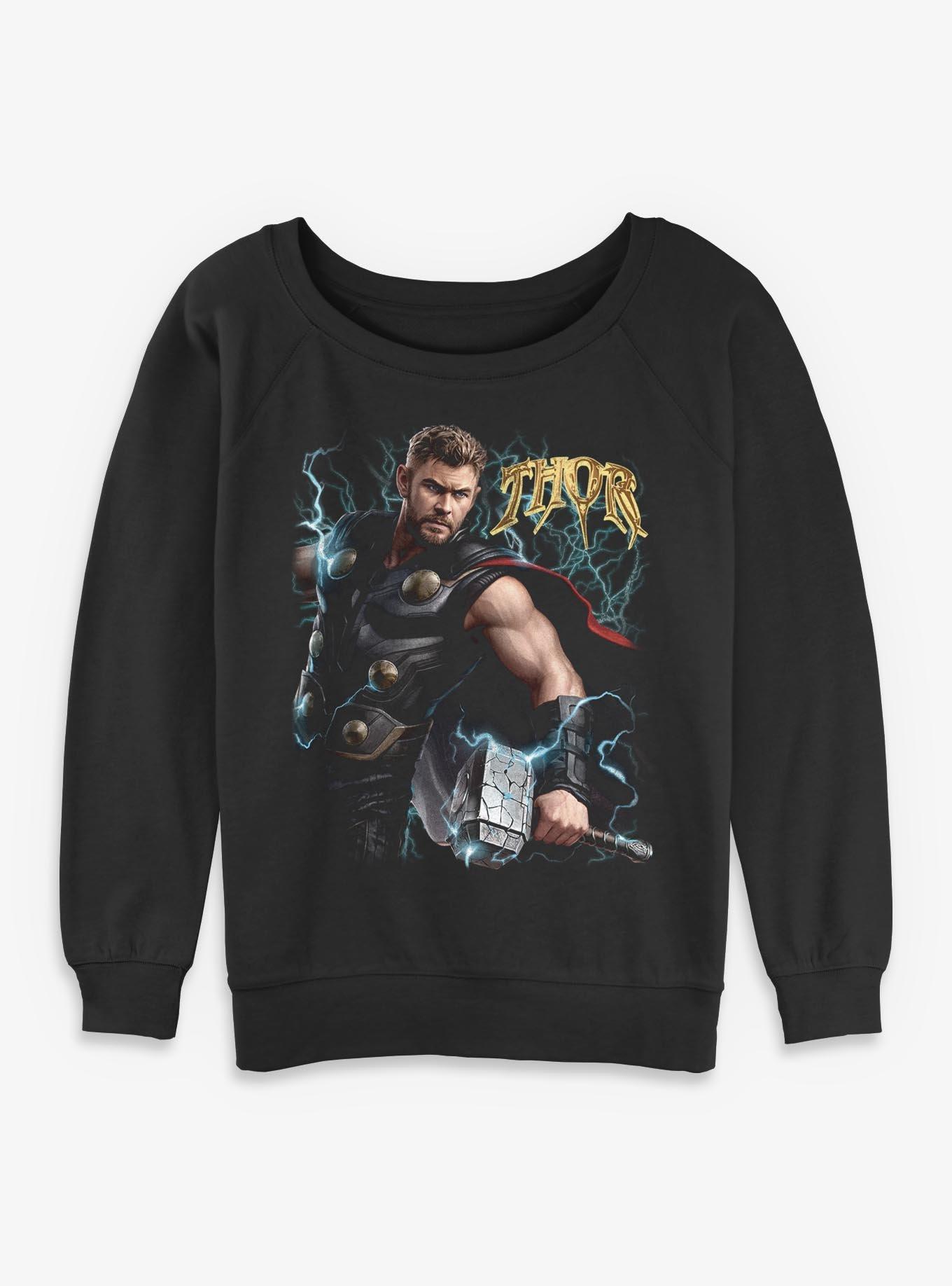 Avengers: Doomsday Thor Odinson Girls Slouchy Sweatshirt Hot Topic Exclusive
