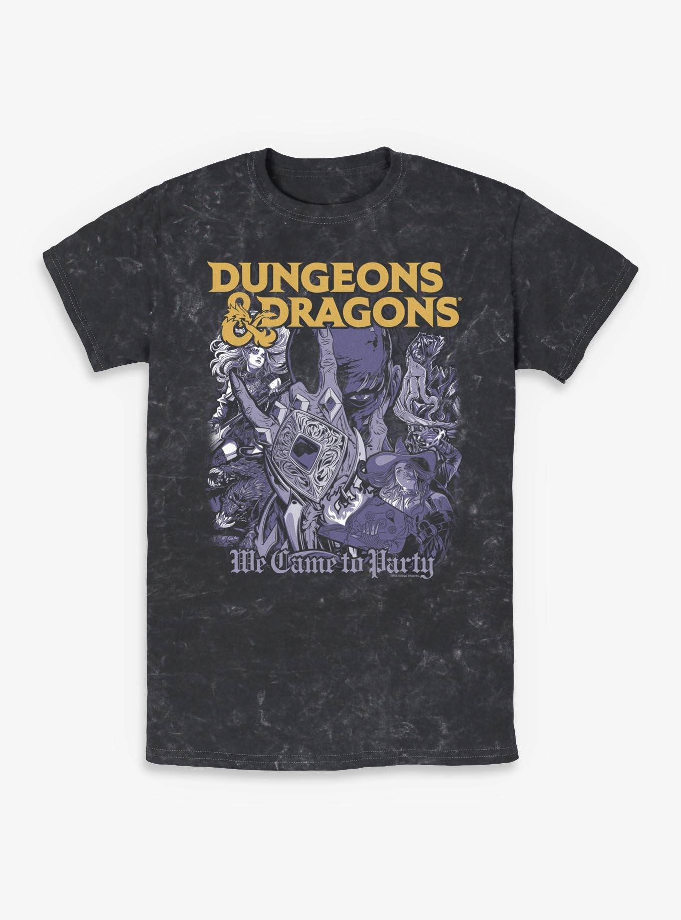 Dungeons & Dragons Dungeon We Came To Party Mineral Wash T-Shirt