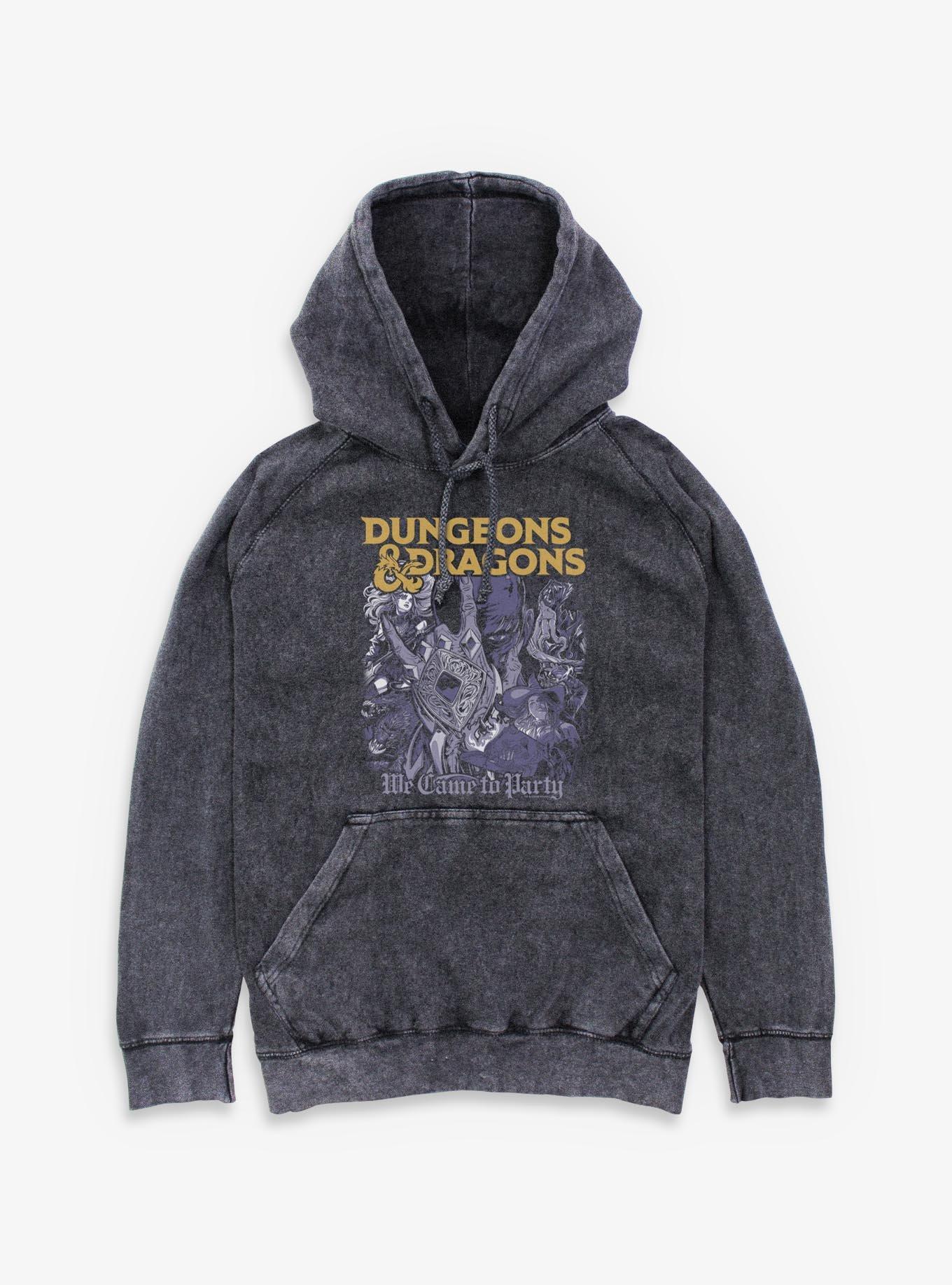 Dungeons & Dragons Dungeon We Came To Party Mineral Wash Hoodie