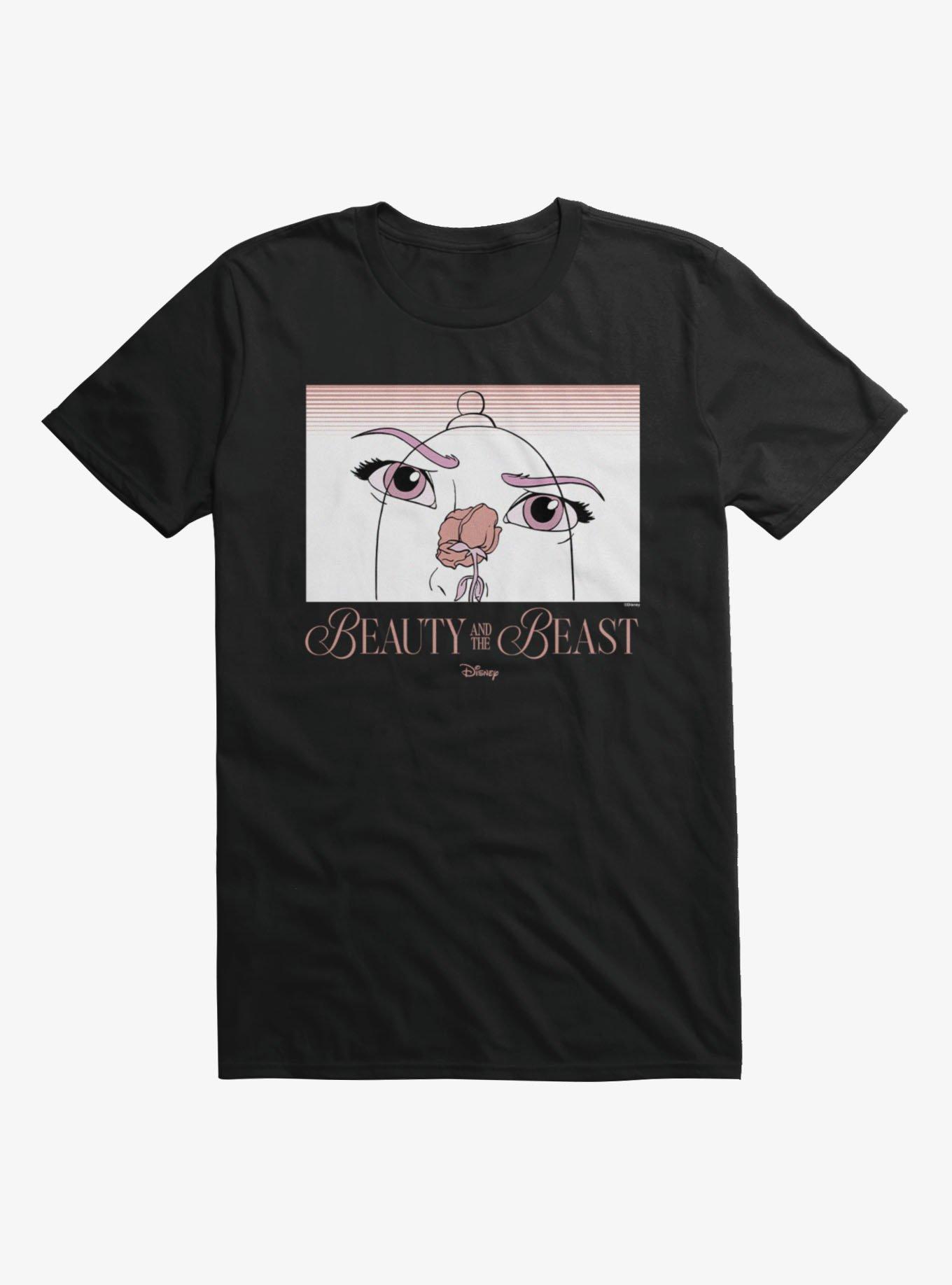 Disney Classics Beauty And The Beast Enchanted Rose T-Shirt