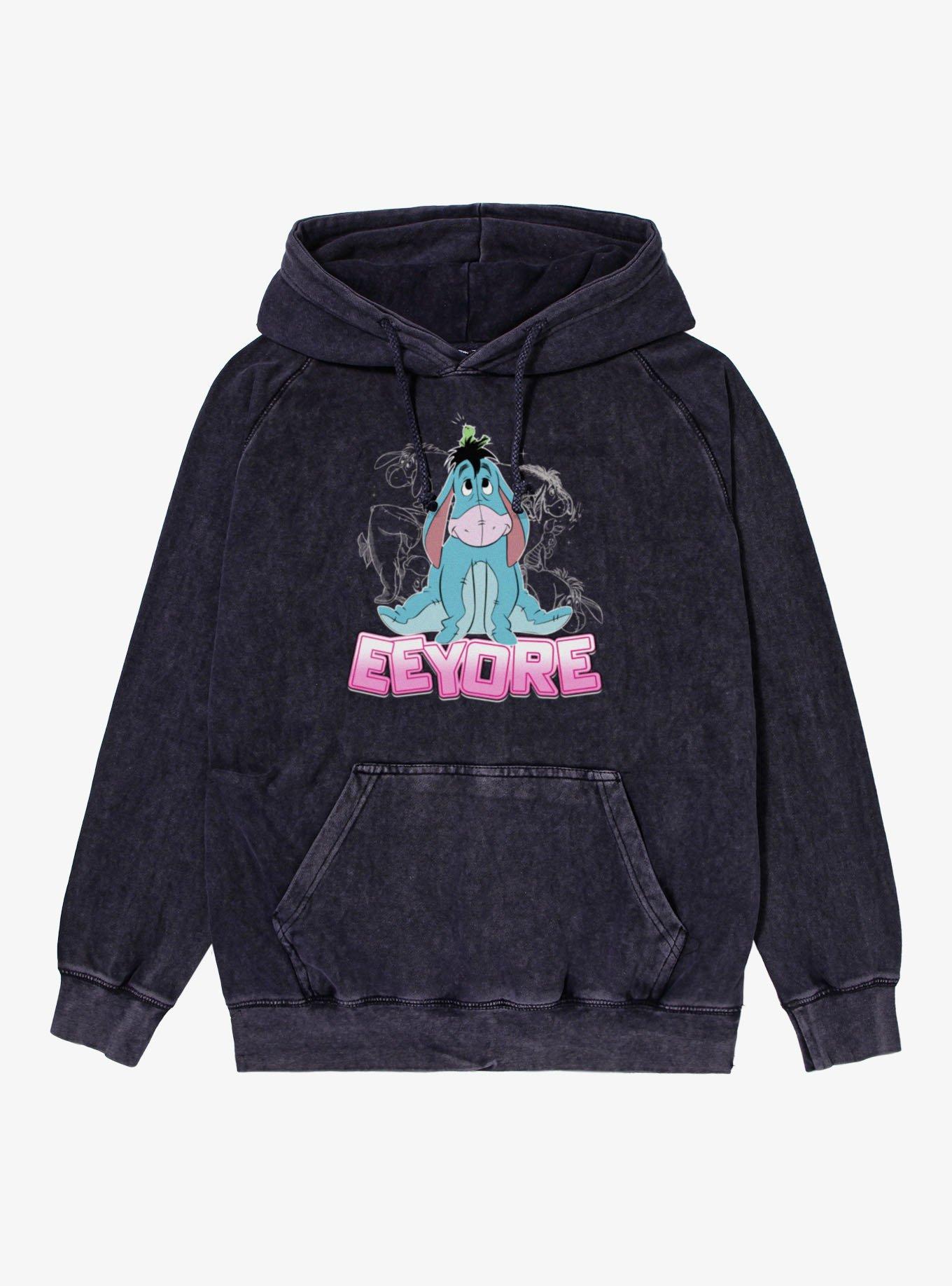 Disney Winnie The Pooh Eeyore And His Bird Friend Mineral Wash Hoodie