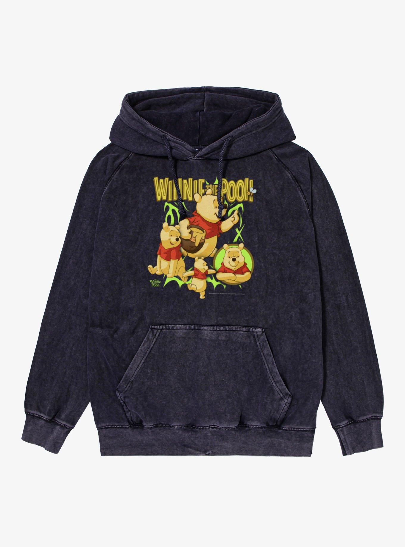 Disney Winnie The Pooh Hunny Bear Mineral Wash Hoodie