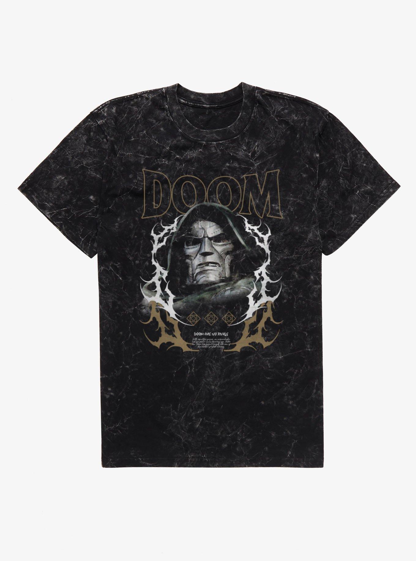 Marvel Avengers Doomsday Doom Has No Rivals Mineral Wash T-Shirt