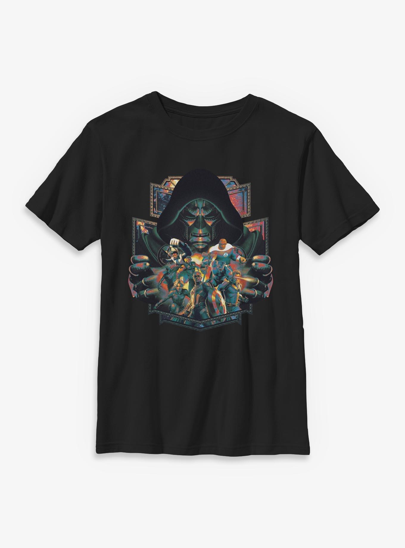 Marvel Avengers Doomsday Doom Prepared For Battle Youth T-Shirt