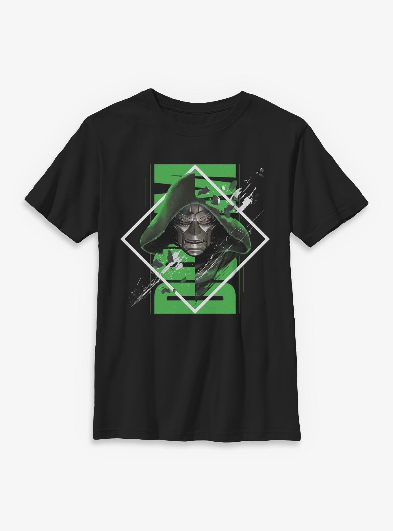 Marvel Avengers Doomsday Doom Face Youth T-Shirt