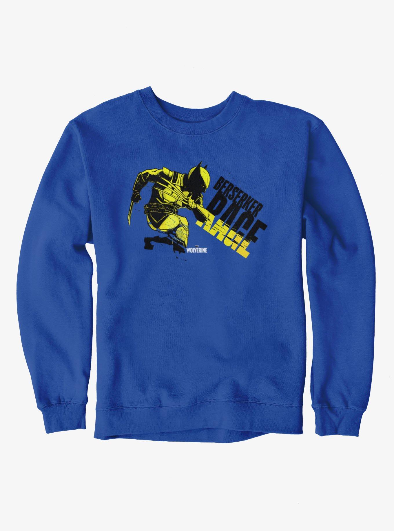 Marvel Wolverine Berserker Rage Yellow Slash Sweatshirt