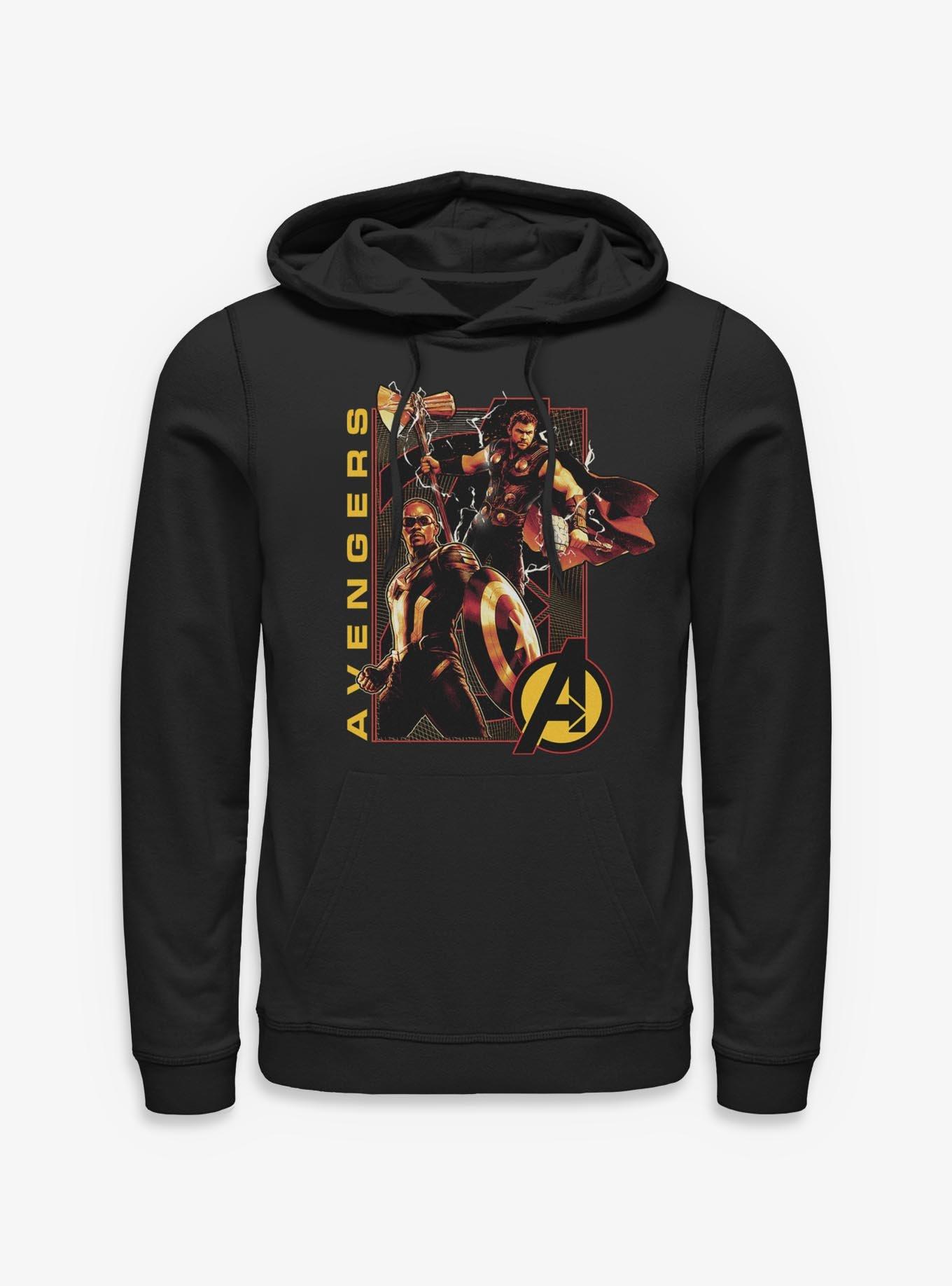 Marvel Avengers Doomsday Thor And Captain America Hoodie