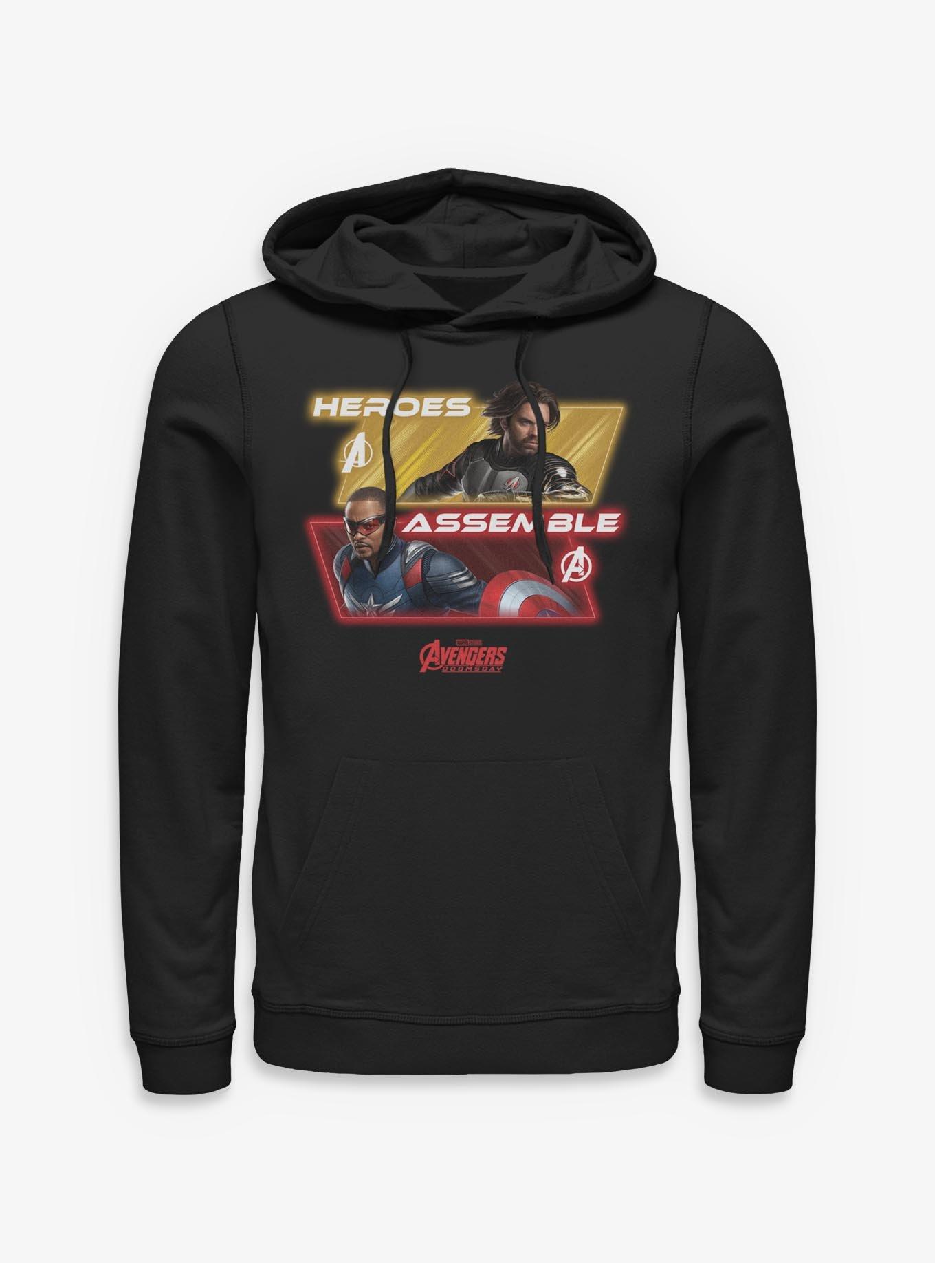 Marvel Avengers Doomsday Heroes Assemble Bucky And Sam Hoodie