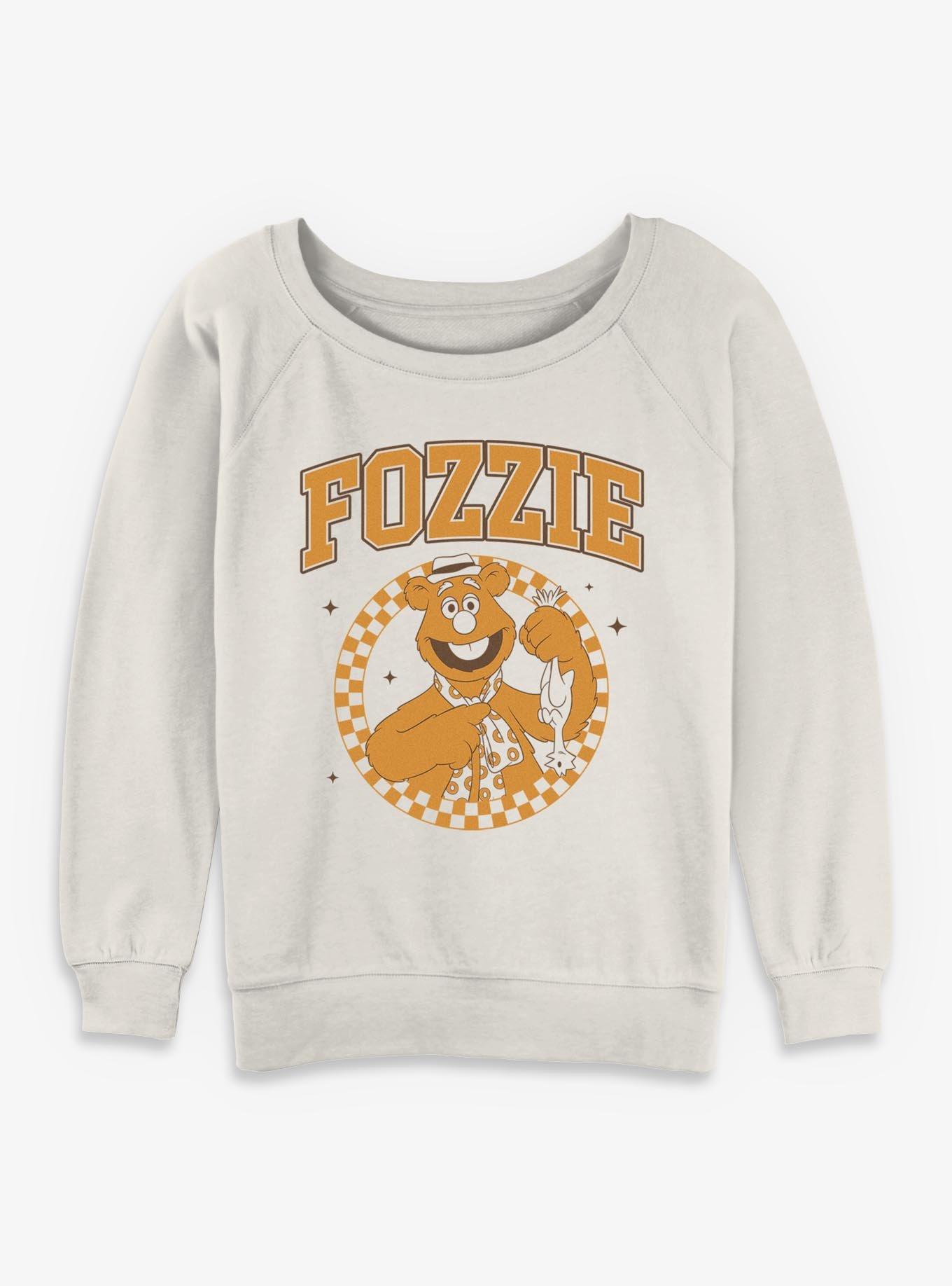 Disney The Muppets Fozzie Collegiate Womens Slouchy Sweatshirt