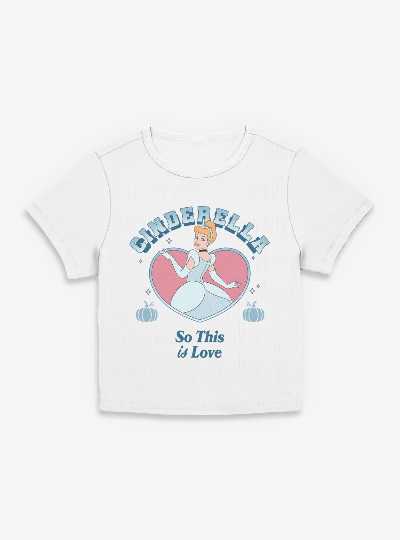 Disney Princesses Cinderella Collegiate Womens Baby T-Shirt