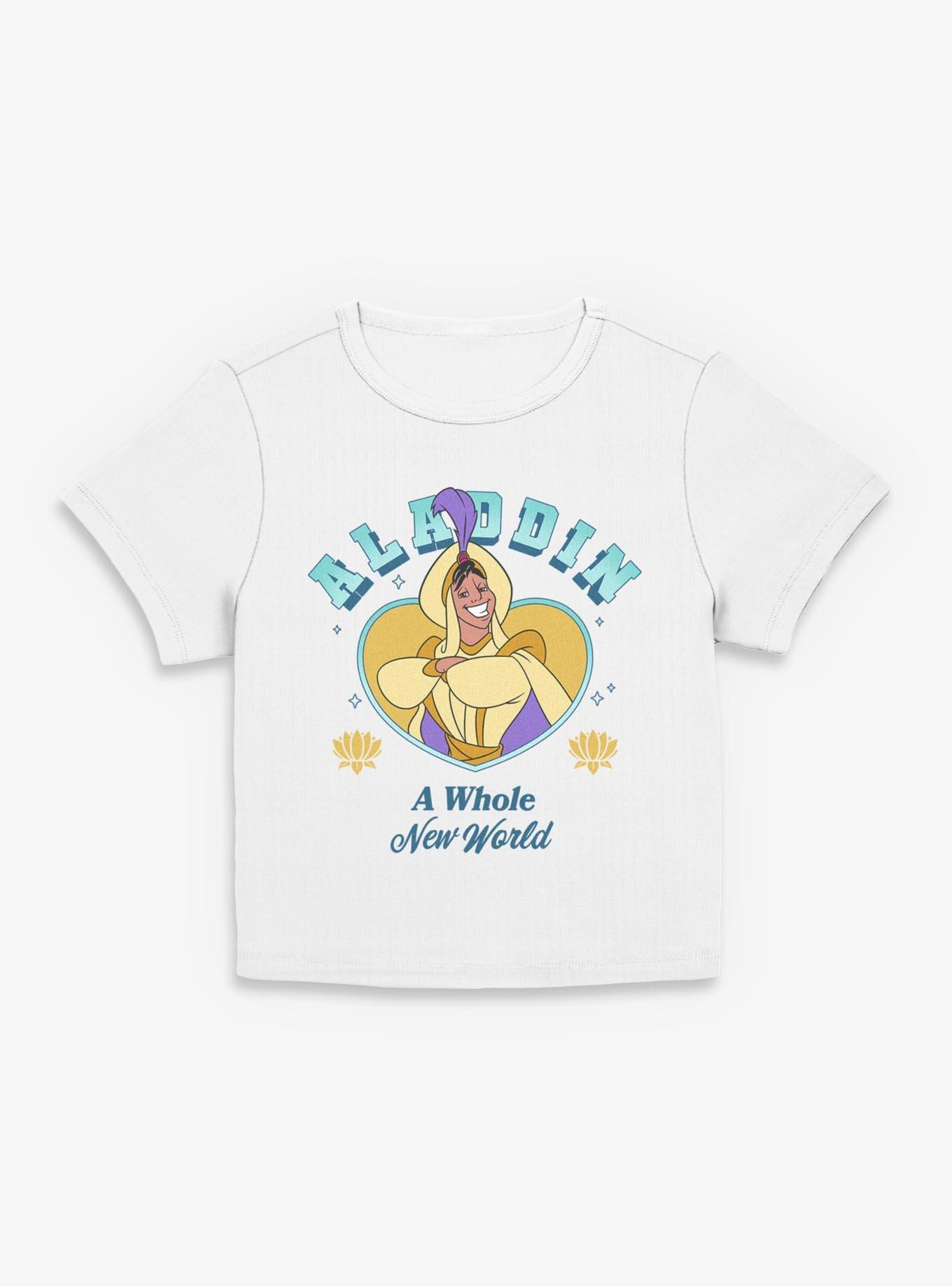 Disney Princesses Aladdin Collegiate Womens Baby T-Shirt