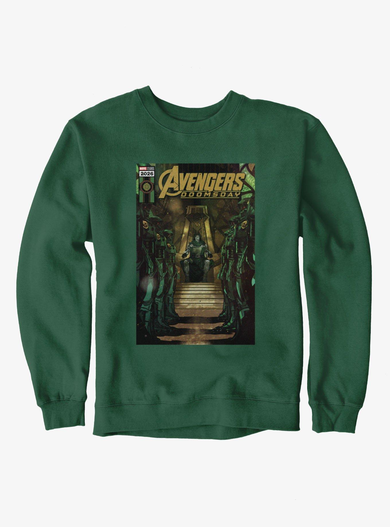 Marvel Avengers: Doomsday Comic Cover Style Legion Of Doom Sweatshirt, , hi-res view 1