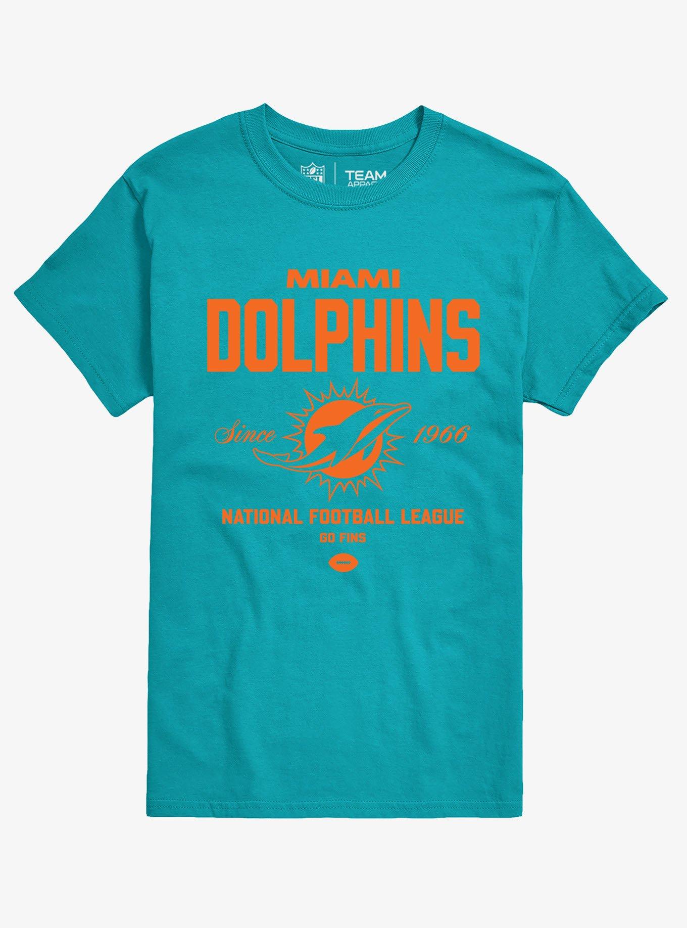 NFL Miami Dolphins Bold League T-Shirt - BLUE | Hot Topic