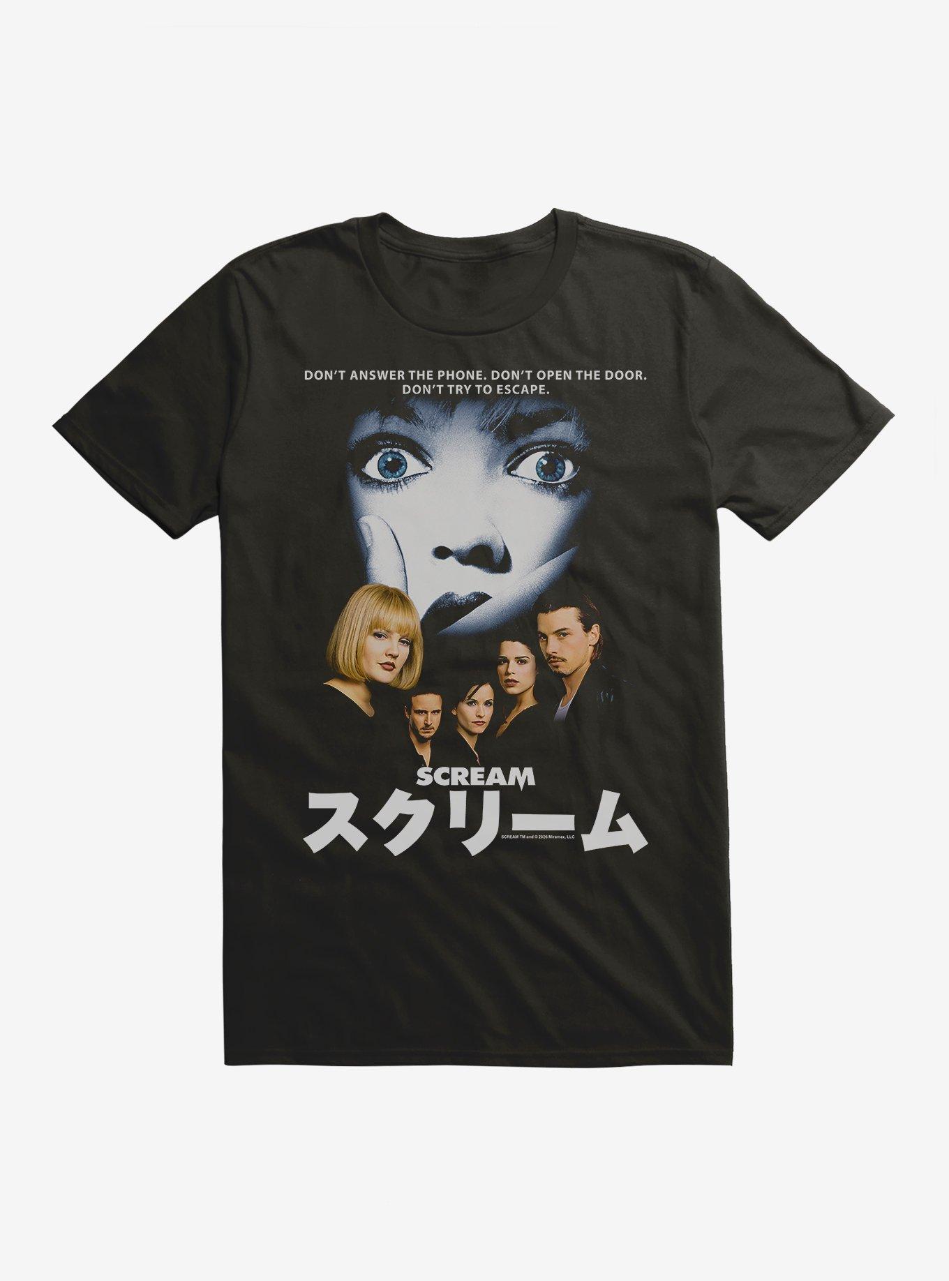 NULL Scream Poster Kanji Title T-Shirt