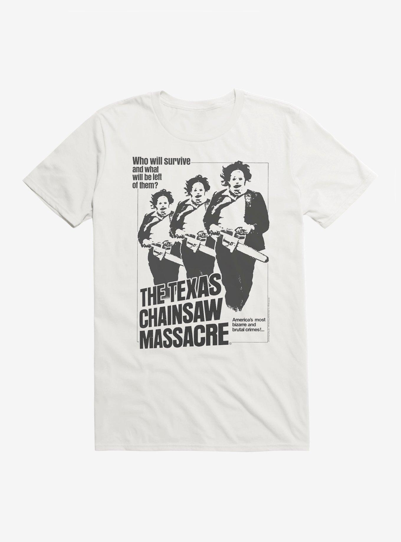NULL The Texas Chainsaw Massacre Leatherface Repeating Logo T-Shirt