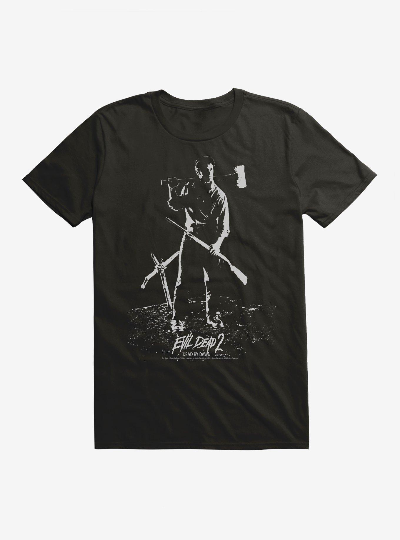 NULL Evil Dead 2 Ash With An Axe T-Shirt