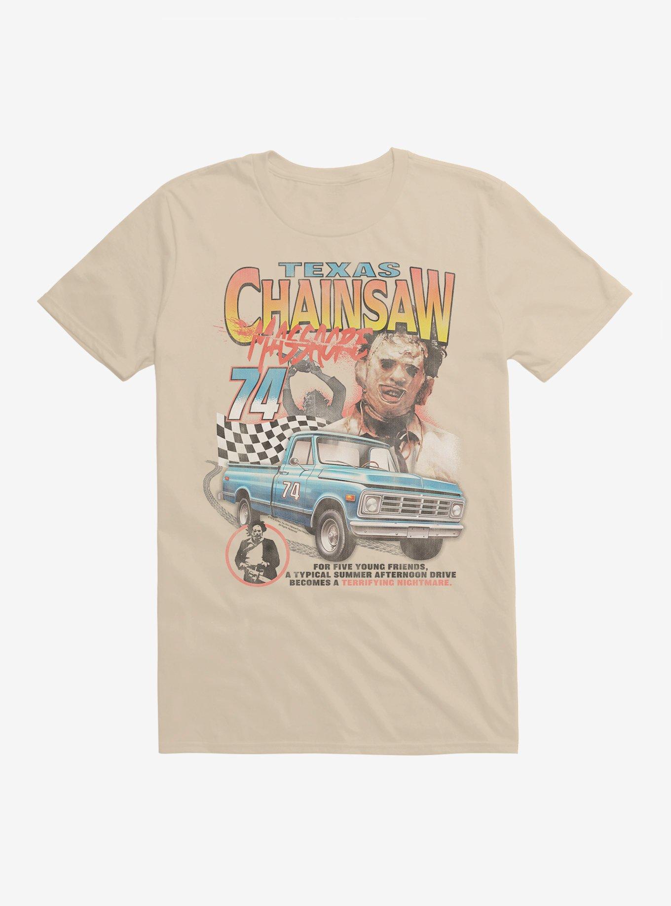 NULL The Texas Chainsaw Massacre Pickup Truck Auto Racing T-Shirt