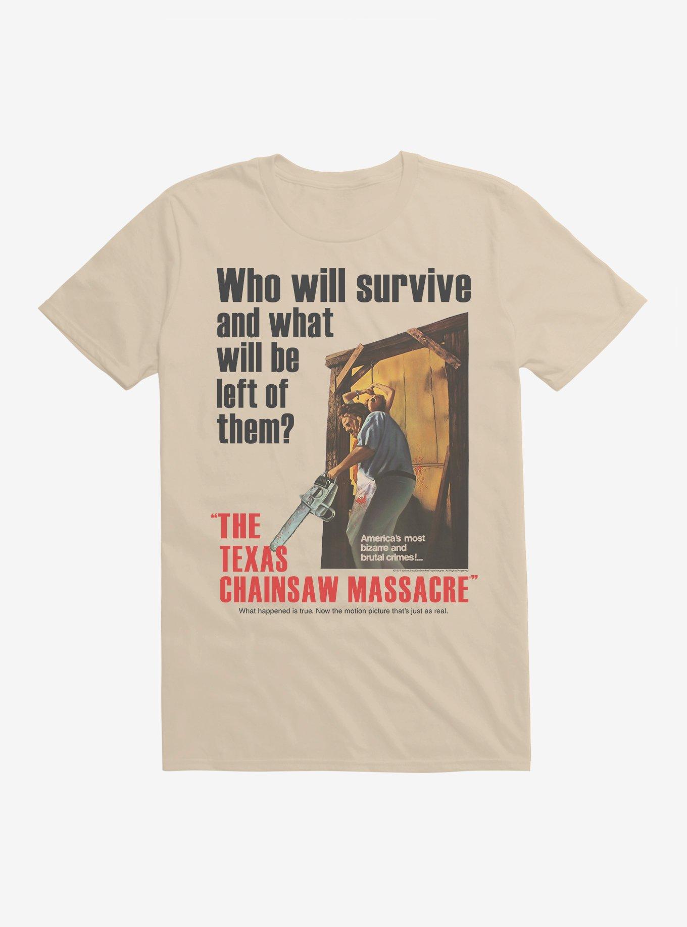 NULL The Texas Chainsaw Massacre Who Will Survive T-Shirt