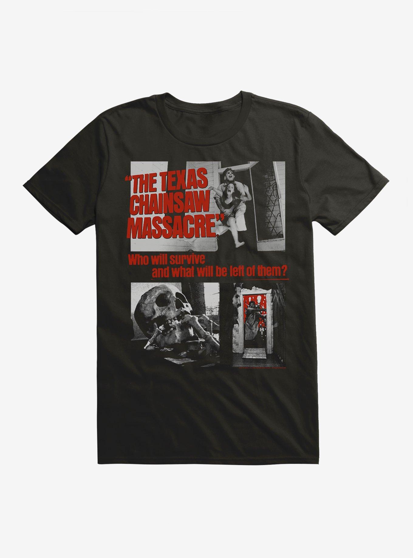 The Texas Chainsaw Massacre Photo Collage T-Shirt