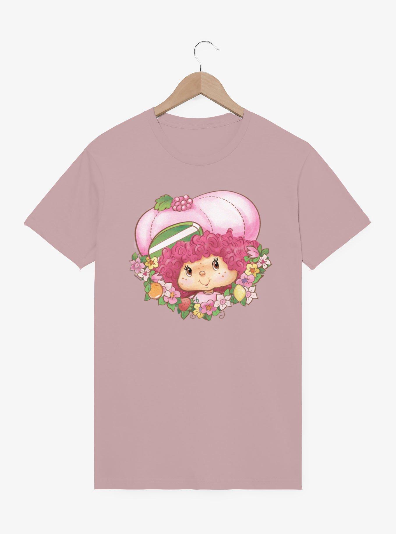 Strawberry Shortcake Pink Pumpkin Flower Wreath T-Shirt
