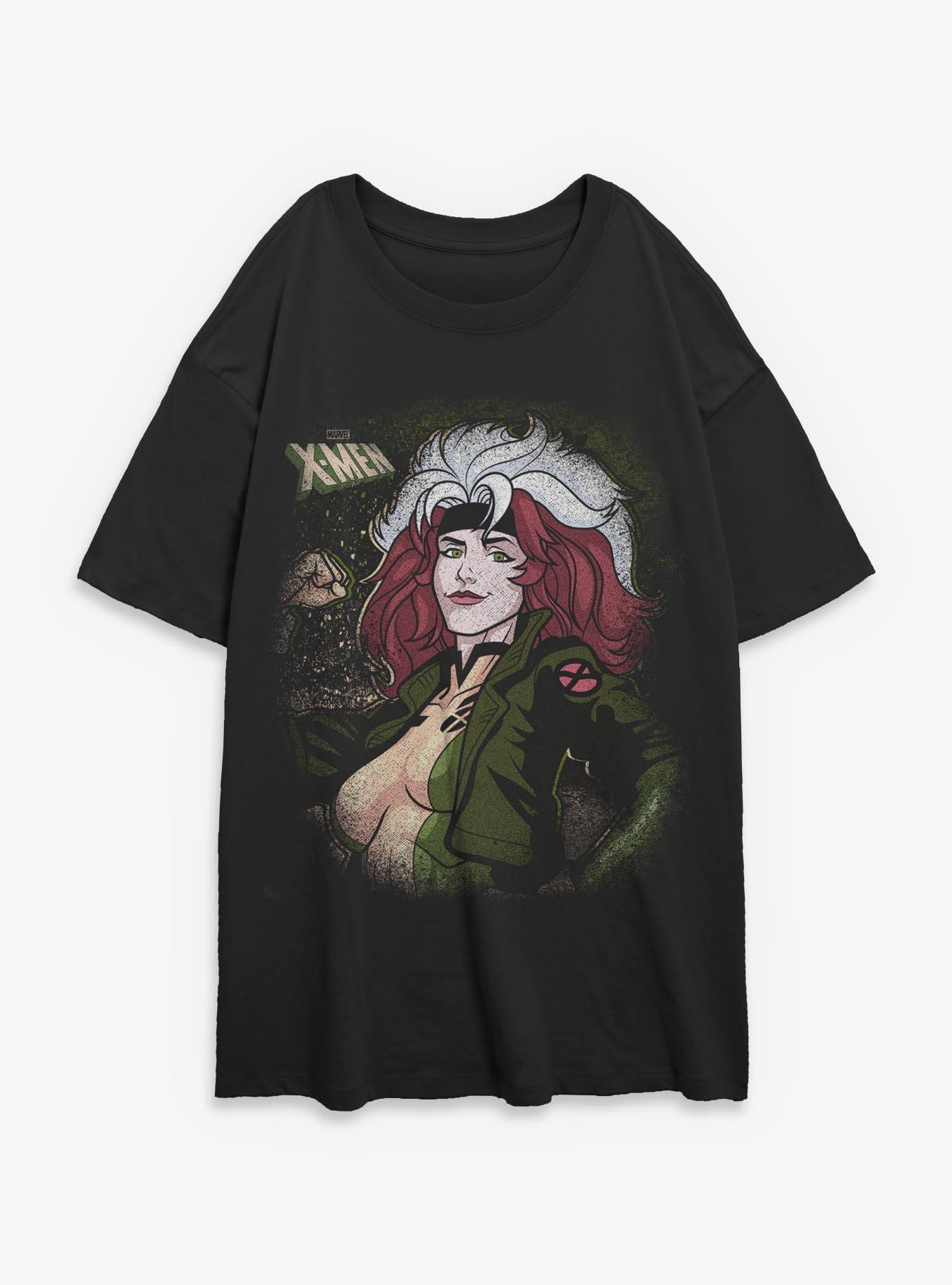 Marvel X-Men Classic Rogue Womens Oversized T-Shirt