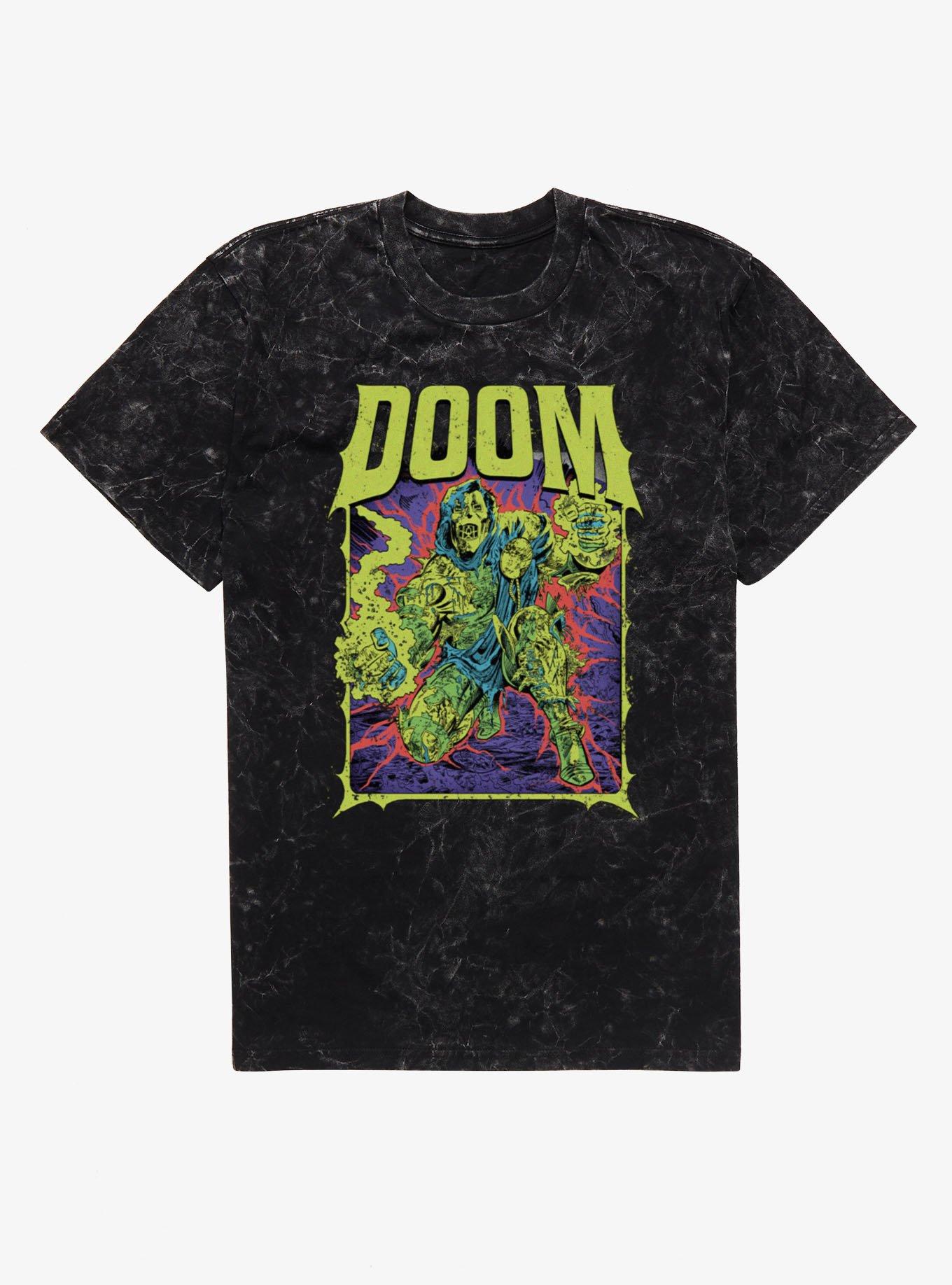 Marvel Comics Retro Dr. Doom Retro Comic Vintage T-Shirt - BLACK | BoxLunch