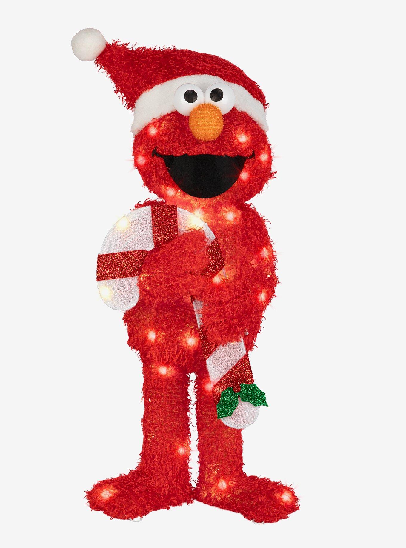 Sesame Street Elmo 28" 3D Lighted Tinsel Sculpture