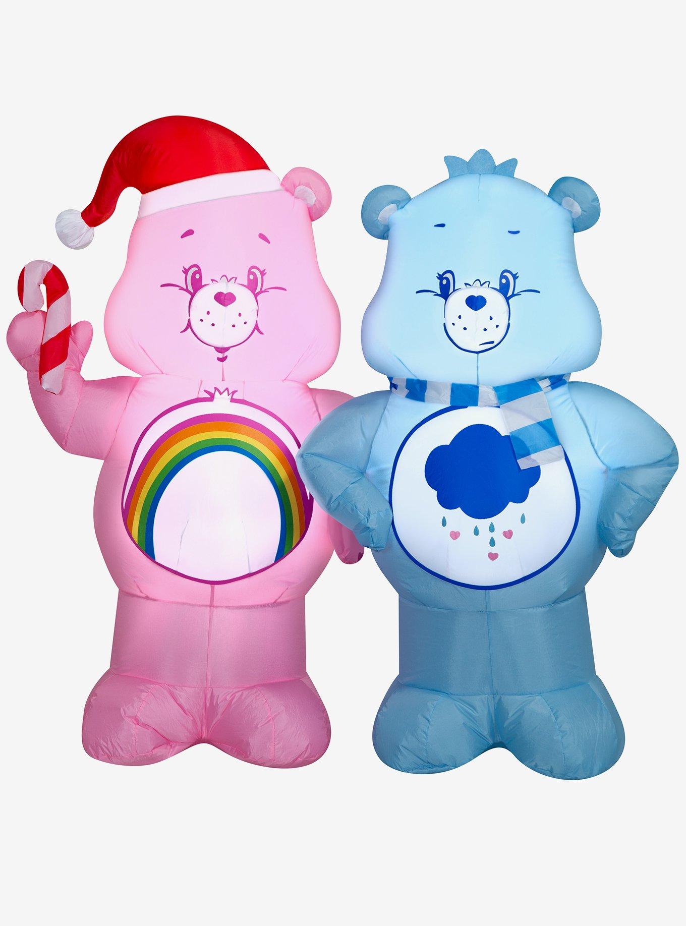 Care Bears Cheer and Grumpy with Candy Cane Airblown