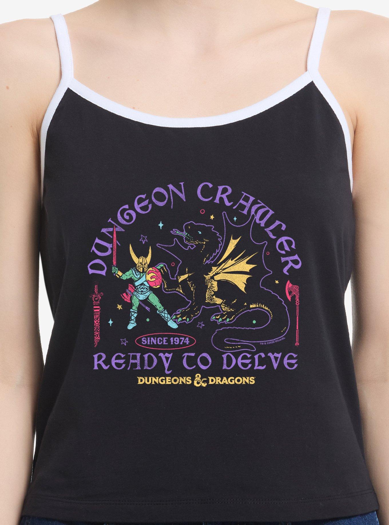 Dungeons & Dragons Dungeon Crawler Social Club Ready To Delve Girls Cami Tank Hot Topic Exclusive