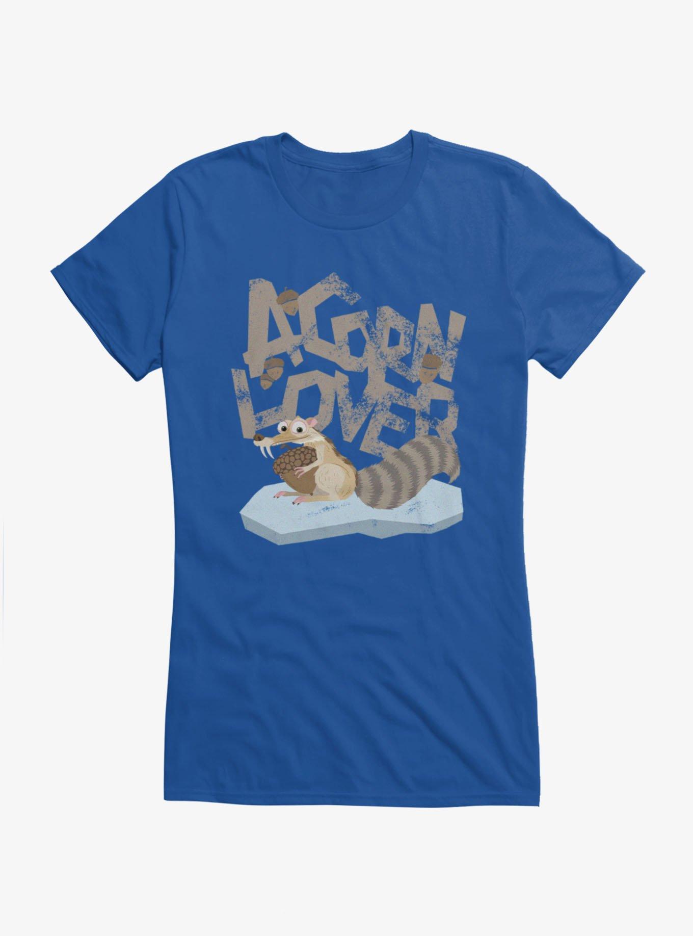 Ice Age Scrat Acorn Lover Distressed Girls T-Shirt