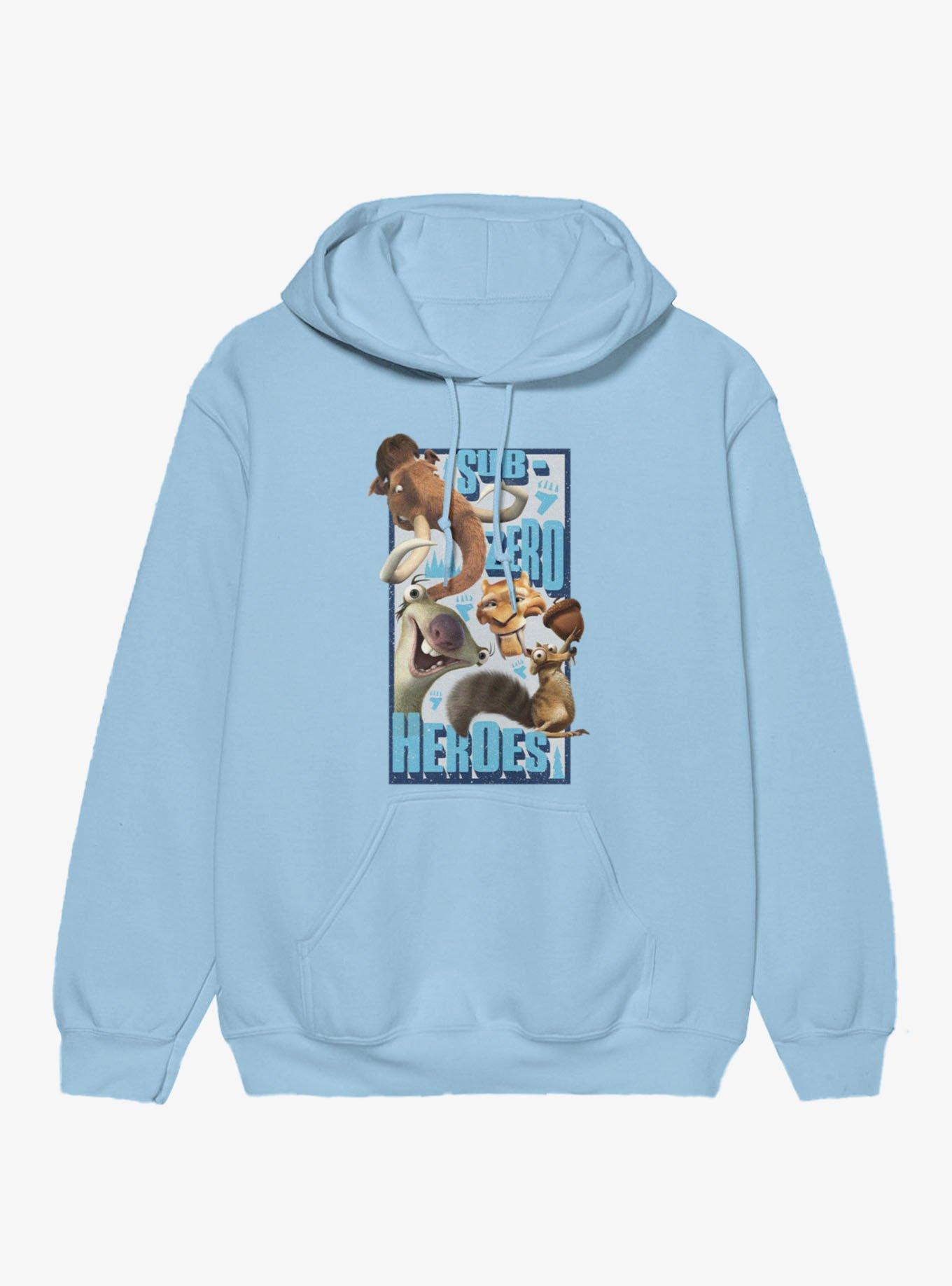 Ice Age Sub-Zero Heroes Faces Hoodie