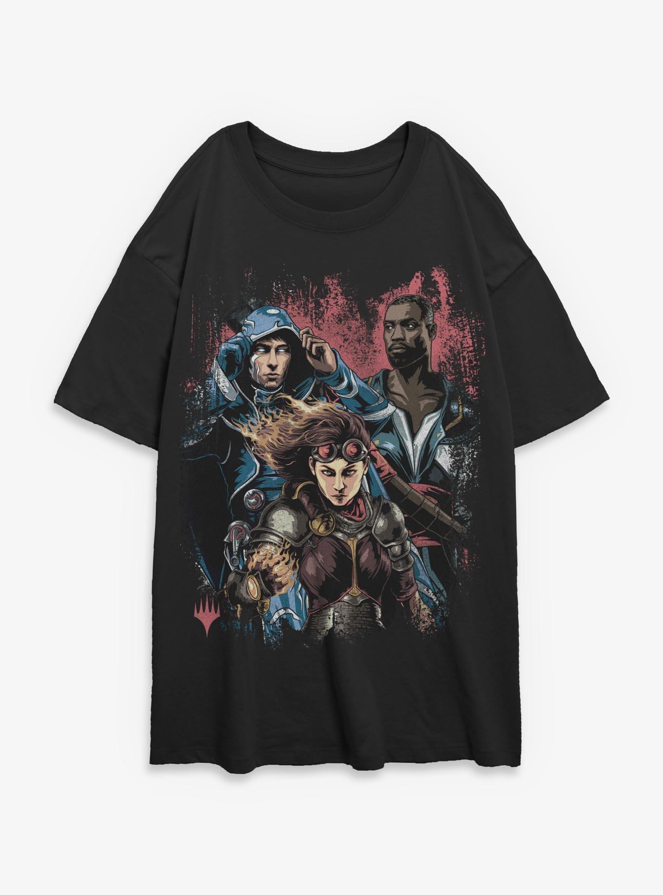 Magic: The Gathering Jace Chandra Teferi Vintage Planeswalkers Girls Oversized T-Shirt Hot Topic Exclusive