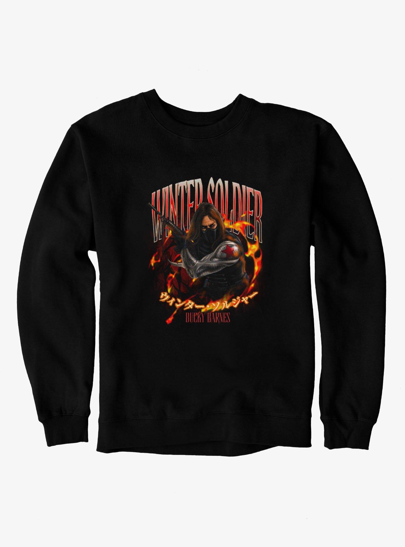 Marvel Winter Soldier Bucky Barnes Sweatshirt