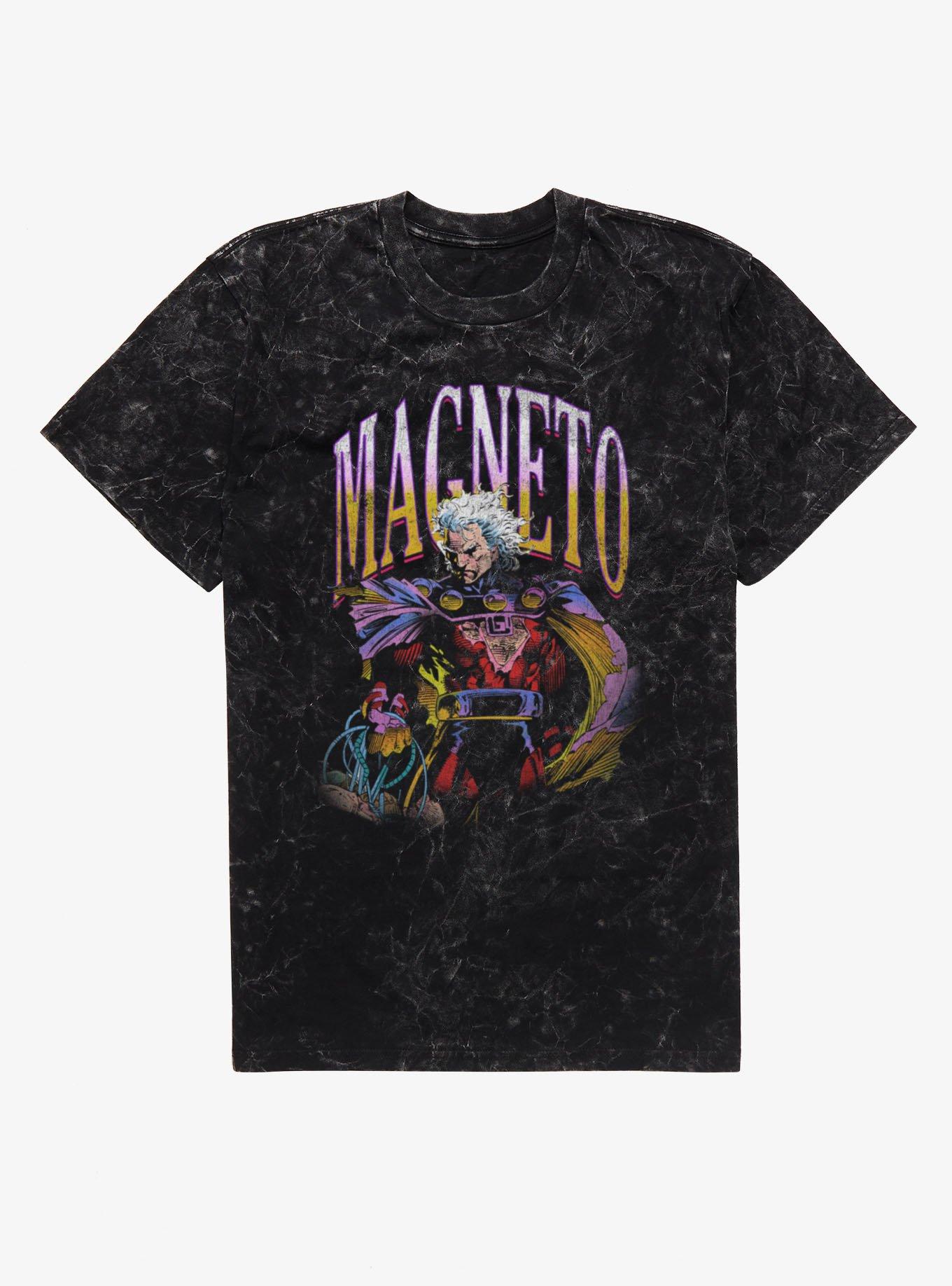 Marvel X-Men Magneto Master Of Magnetism Mineral Wash T-Shirt