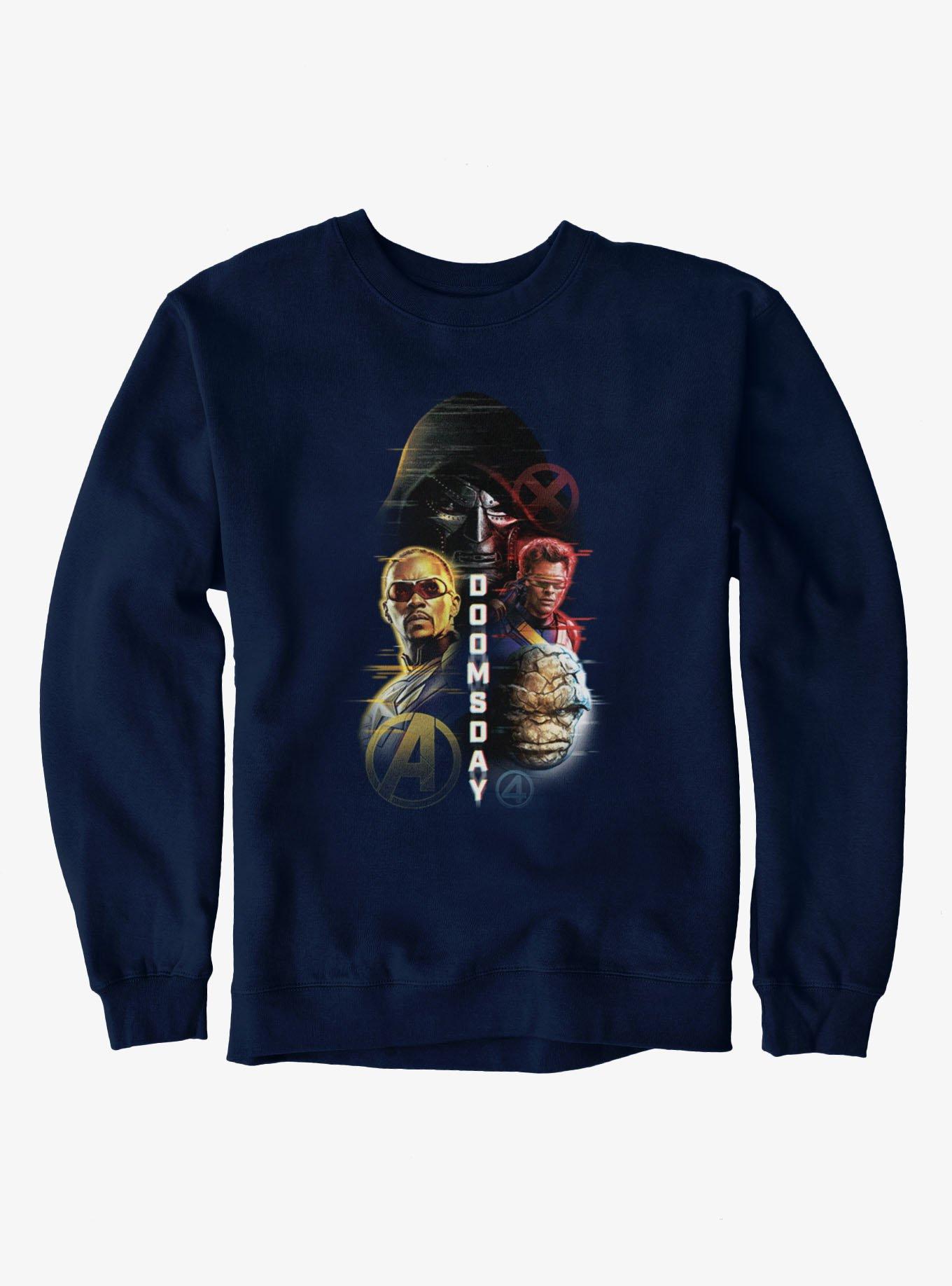 Marvel Avengers Doomsday Team Leaders X-Men Fantastic 4 Sweatshirt