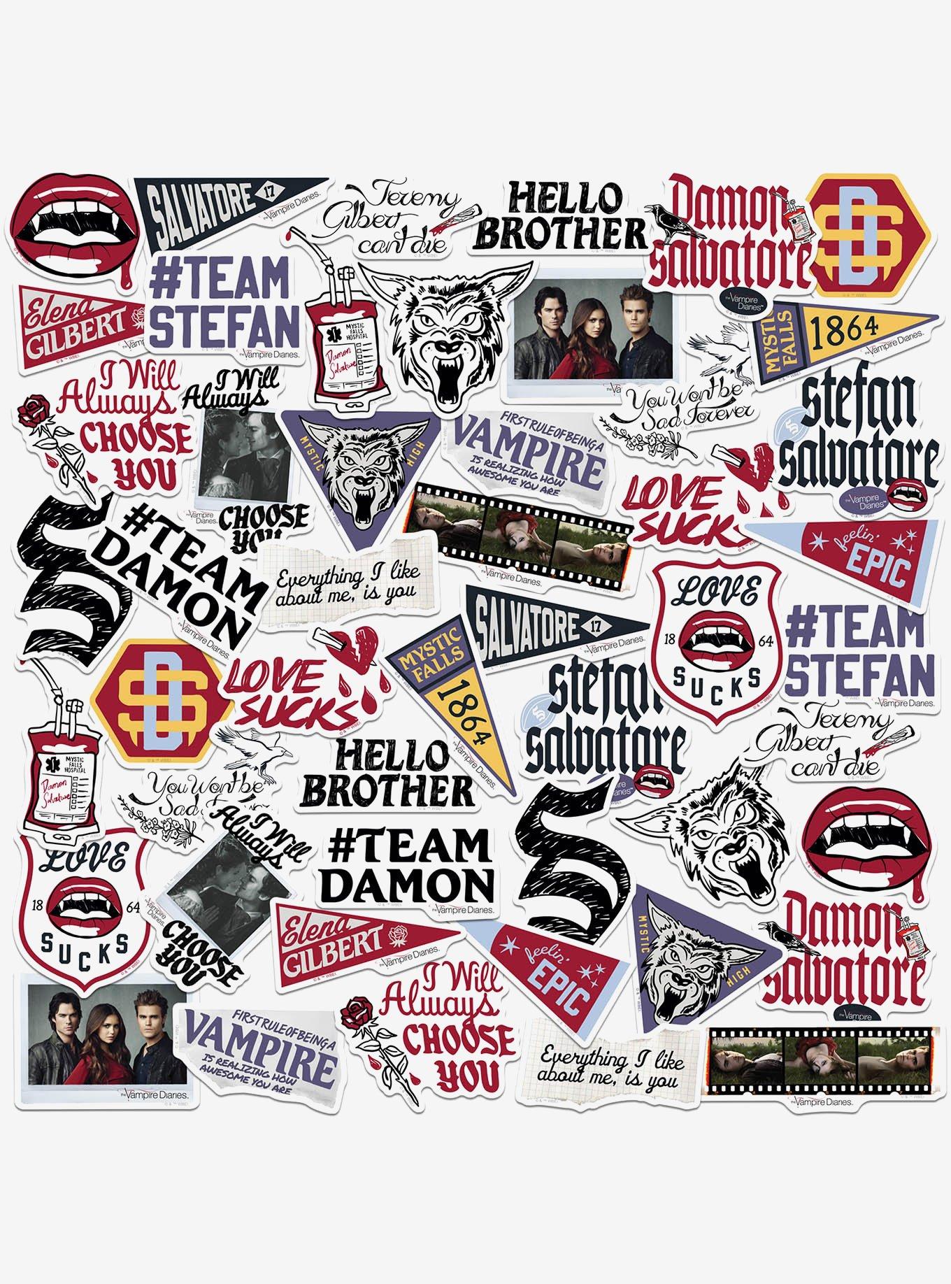 The Vampire Diaries Love Sucks Collection Miscellaneous 50ct Sticker Pack