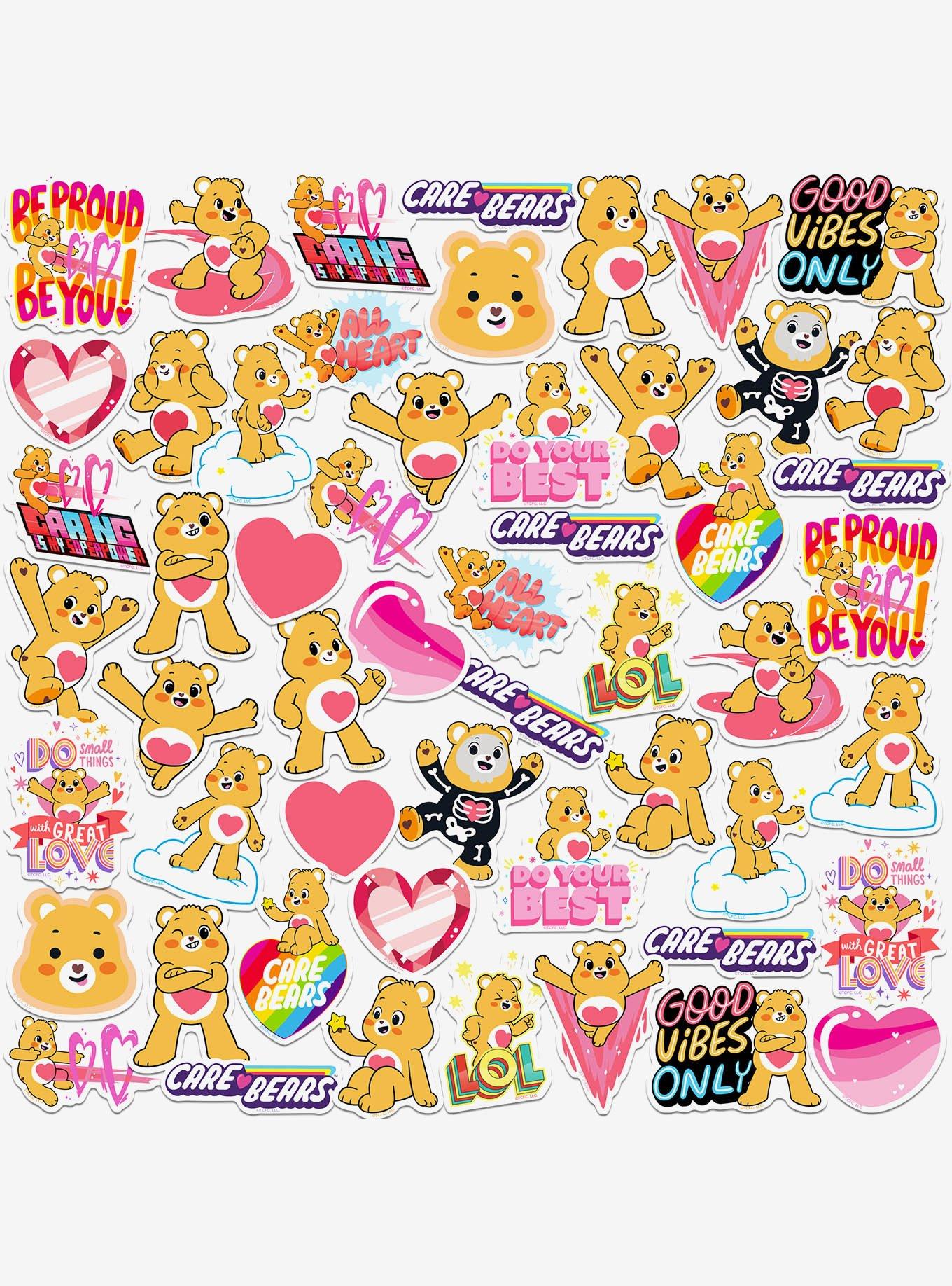 Care Bears Tenderheart Bear Collection Miscellaneous 50ct Sticker Pack