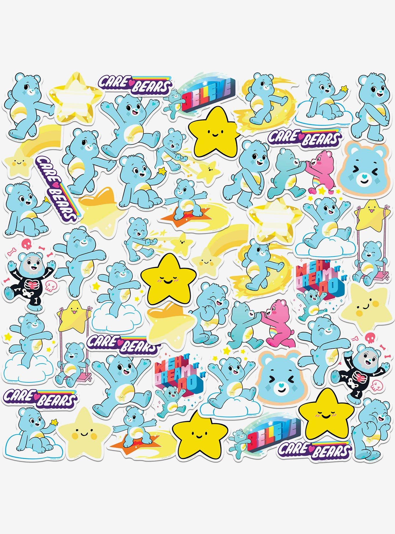 Care Bears Wish Bear Collection Miscellaneous 50ct Sticker Pack