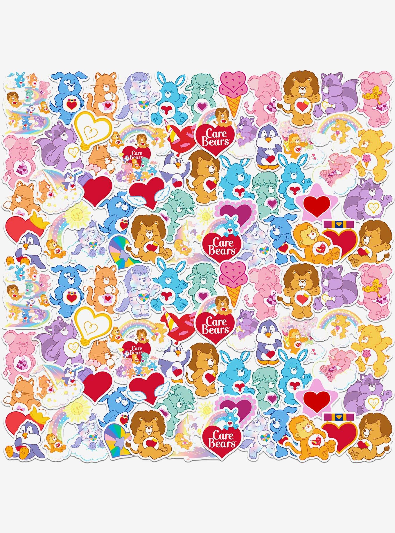 Care Bears Cousins Classic Miscellaneous 100ct Sticker Pack