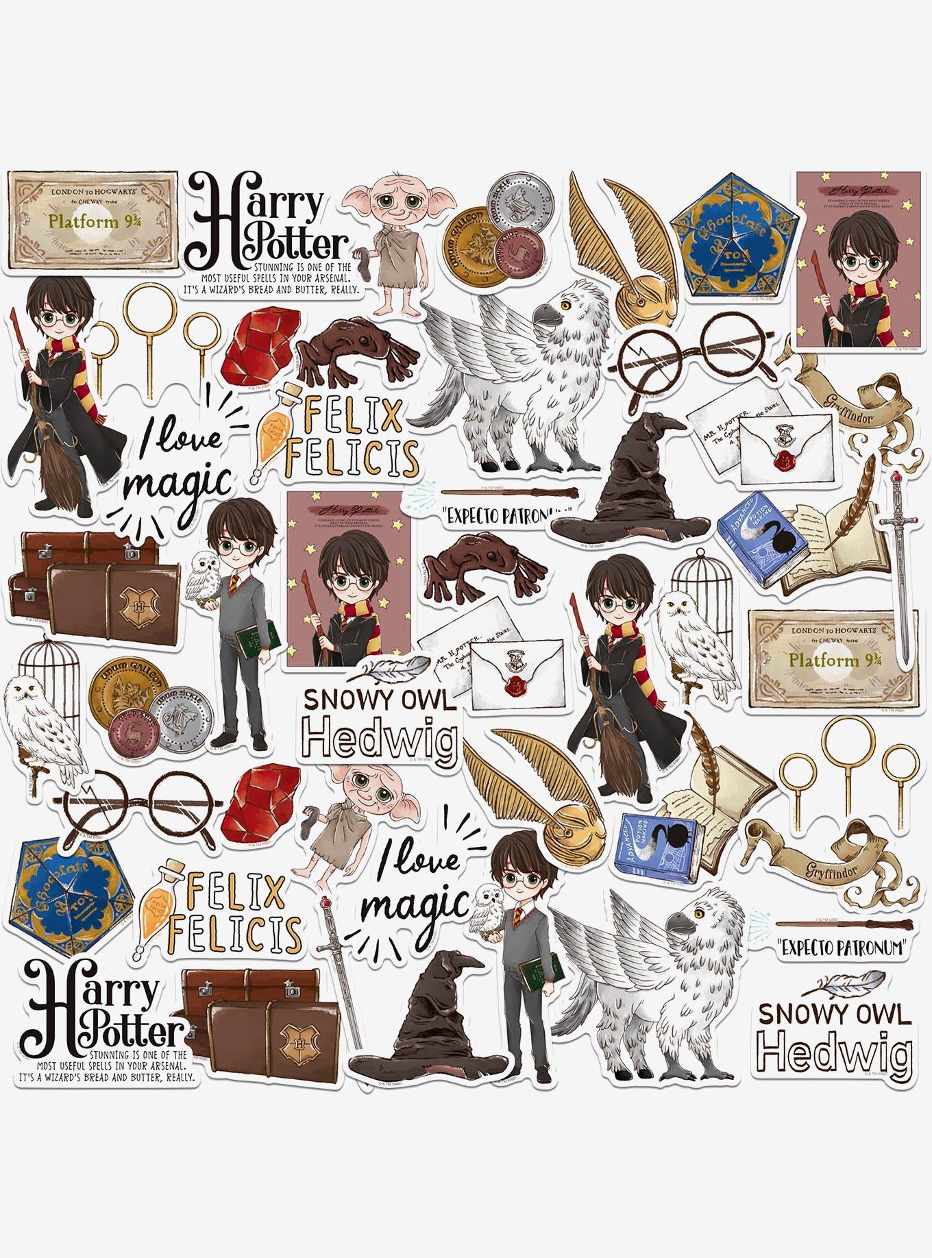 Harry Potter and The Deathly Hallows Part 2 Chibi Collection 50ct Sticker Pack