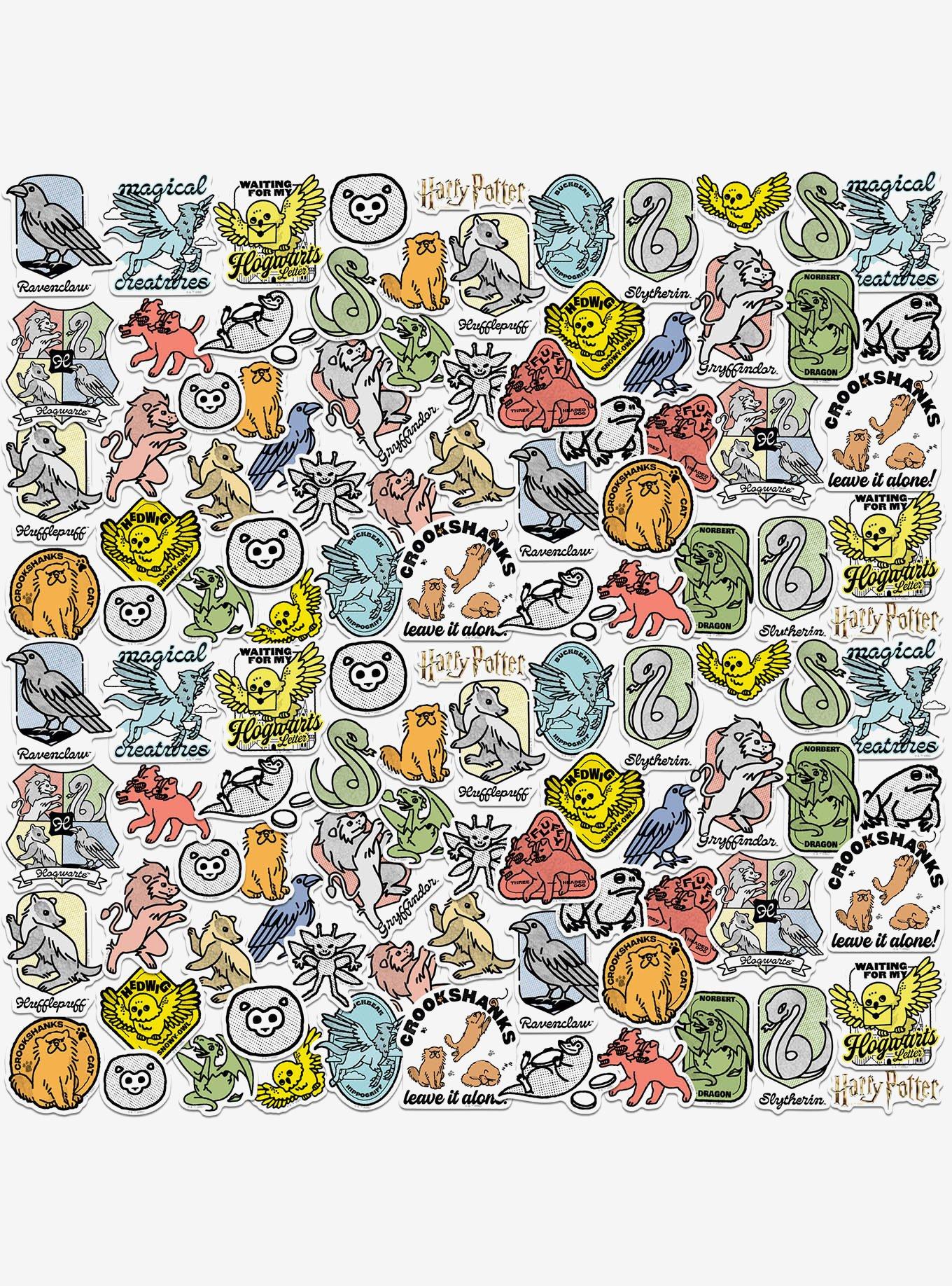 Harry Potter Print Block Collection Miscellaneous 100ct Sticker Pack