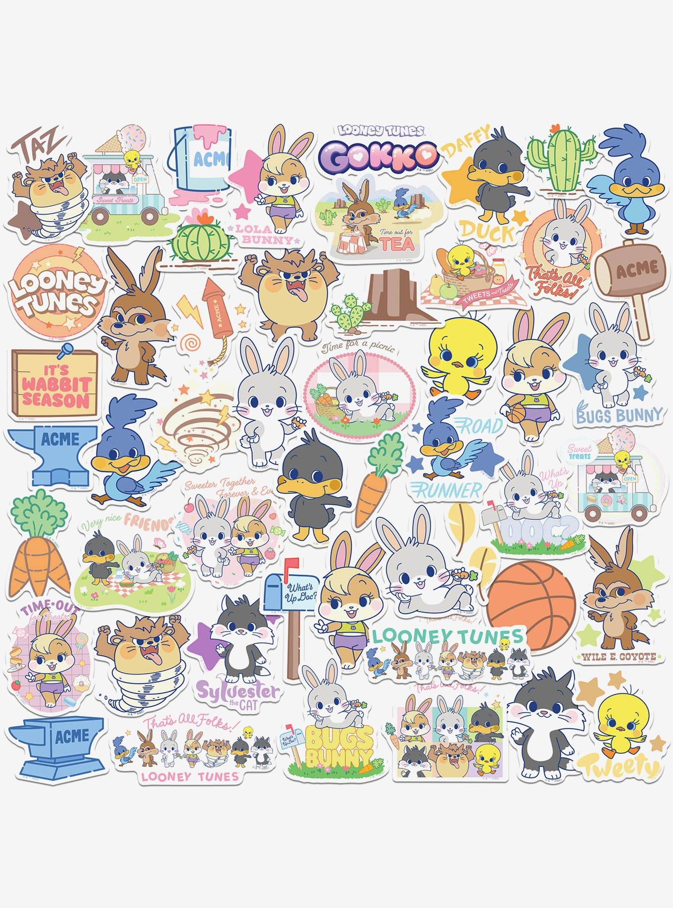 Gokko X Looney Tunes Looney Tunes Gokko Miscellaneous 50ct Sticker Pack