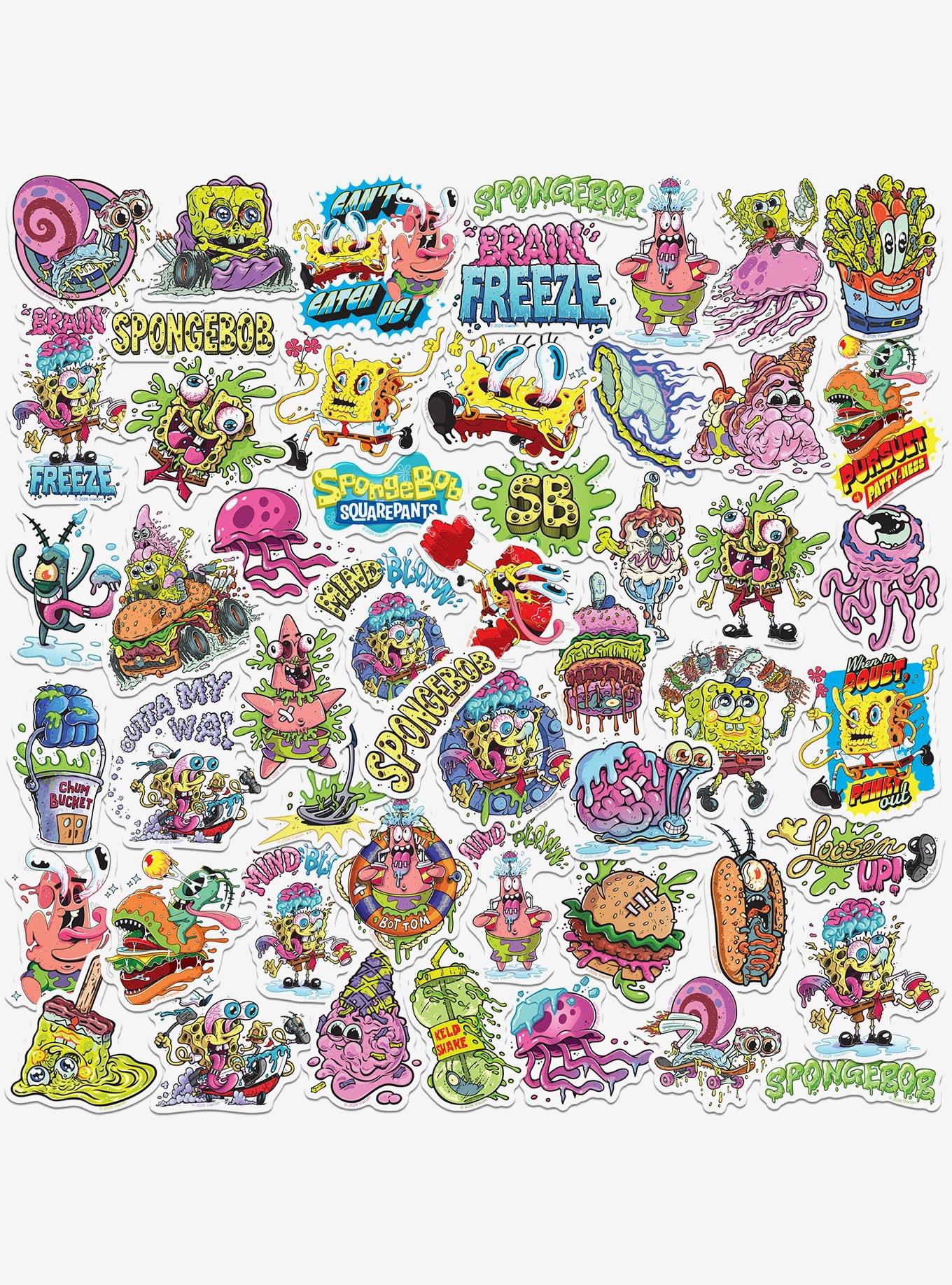 SpongeBob Kristyans Collection Miscellaneous 50ct Sticker Pack